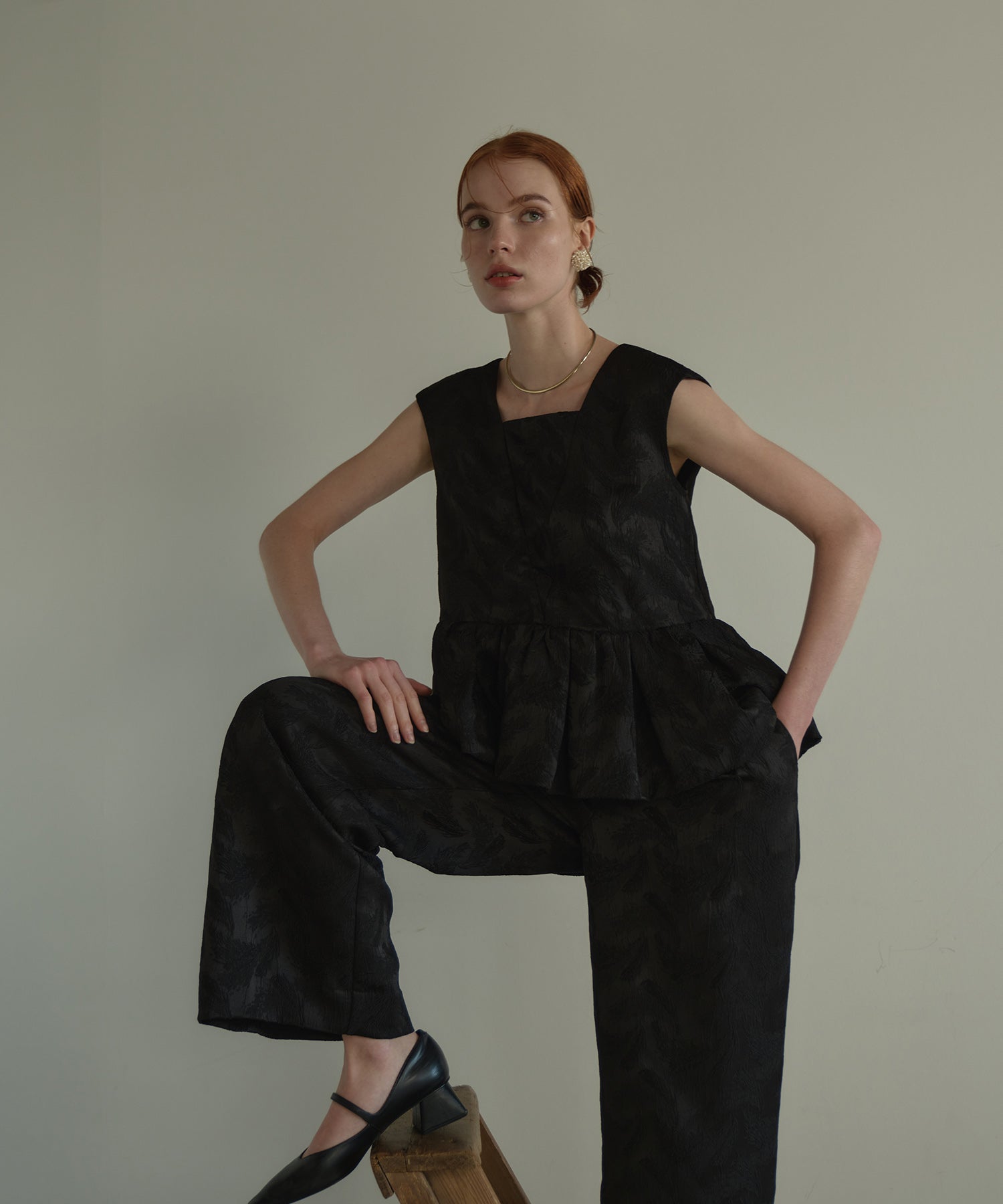PEPLUM SETUP DRESS