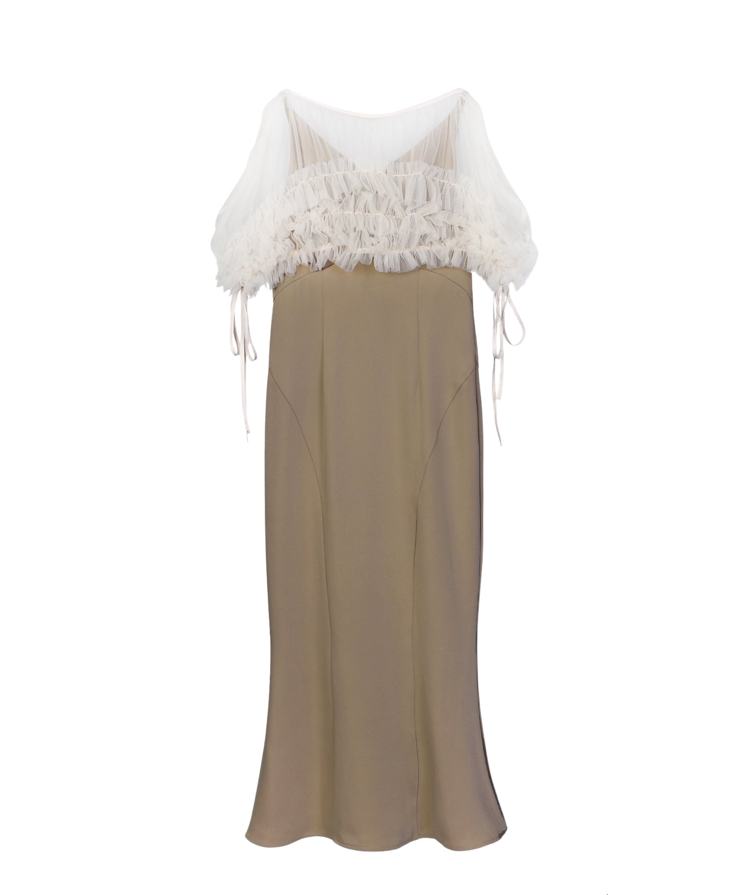 VOLUME SOFT TULLE DRESS