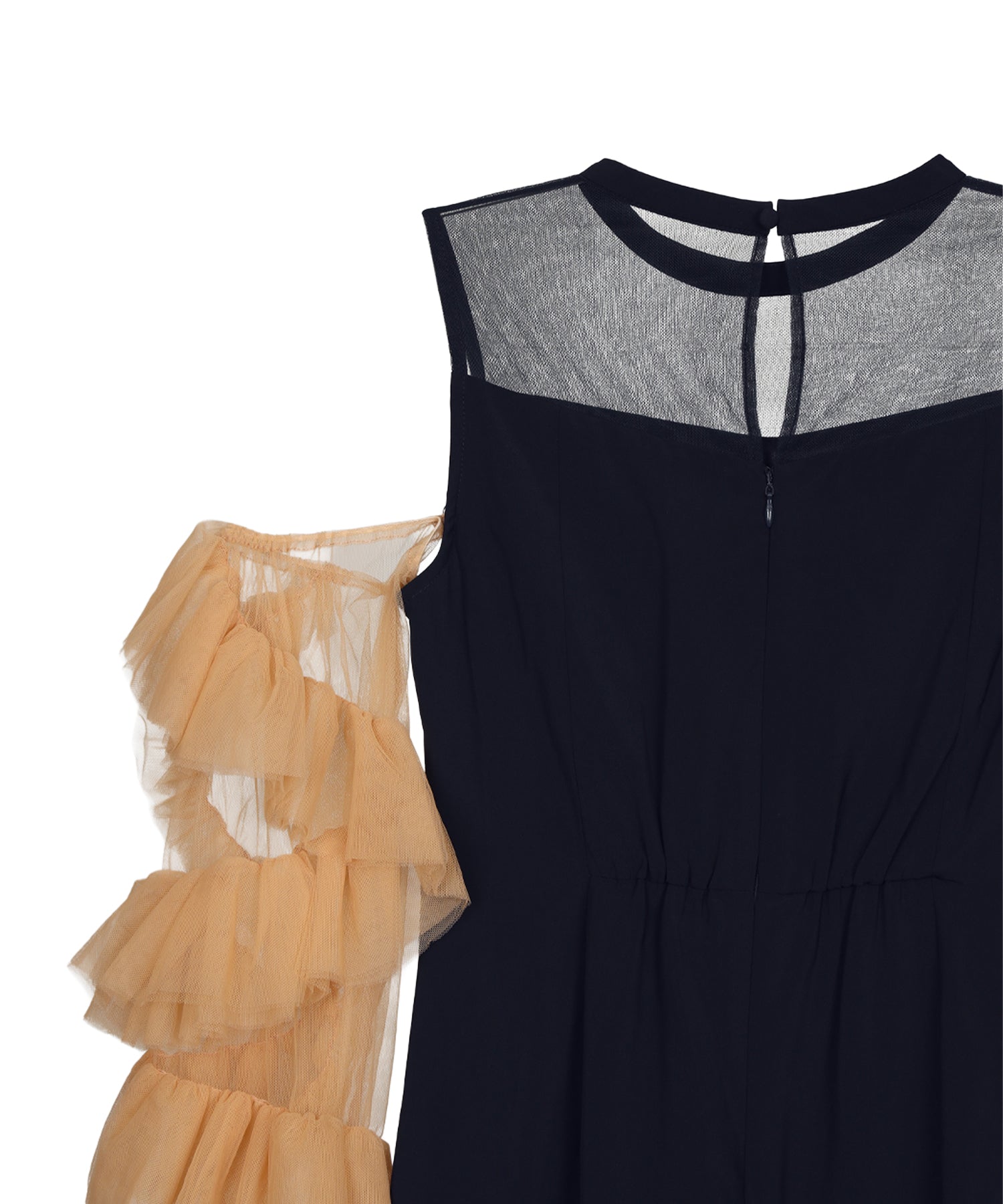 DETACHED SLEEVE DRESS