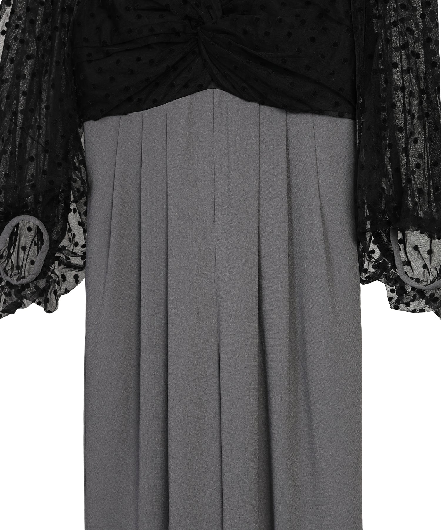 FLOCKY DOT PANTS DRESS