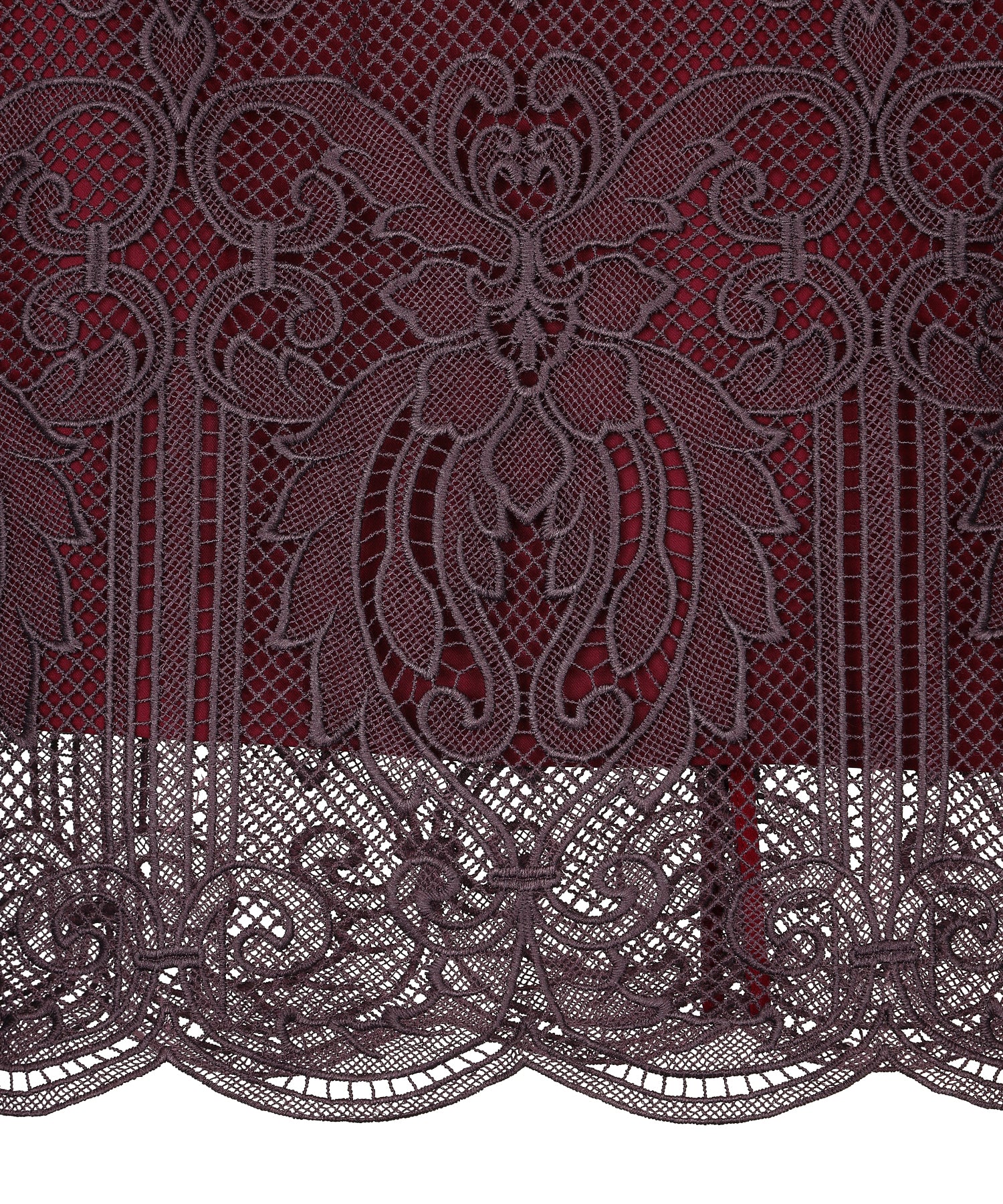 CHEMICAL LACE ZIPPER DRESS