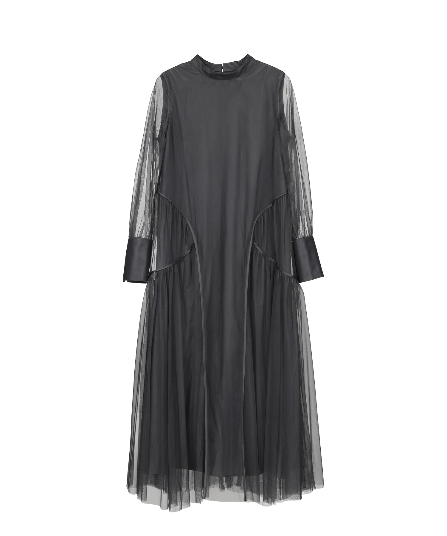 PIPING TULLE DRESS