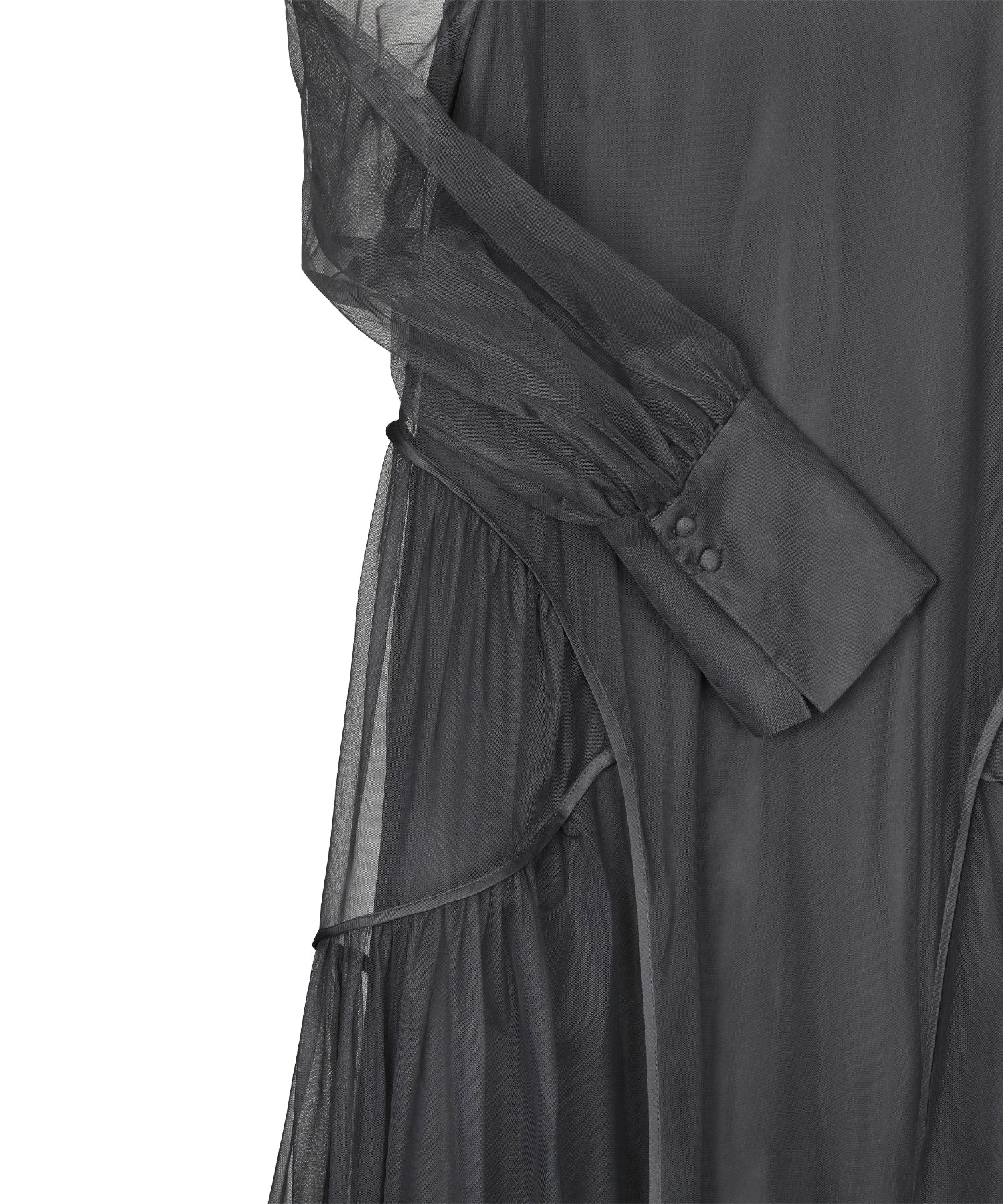 PIPING TULLE DRESS
