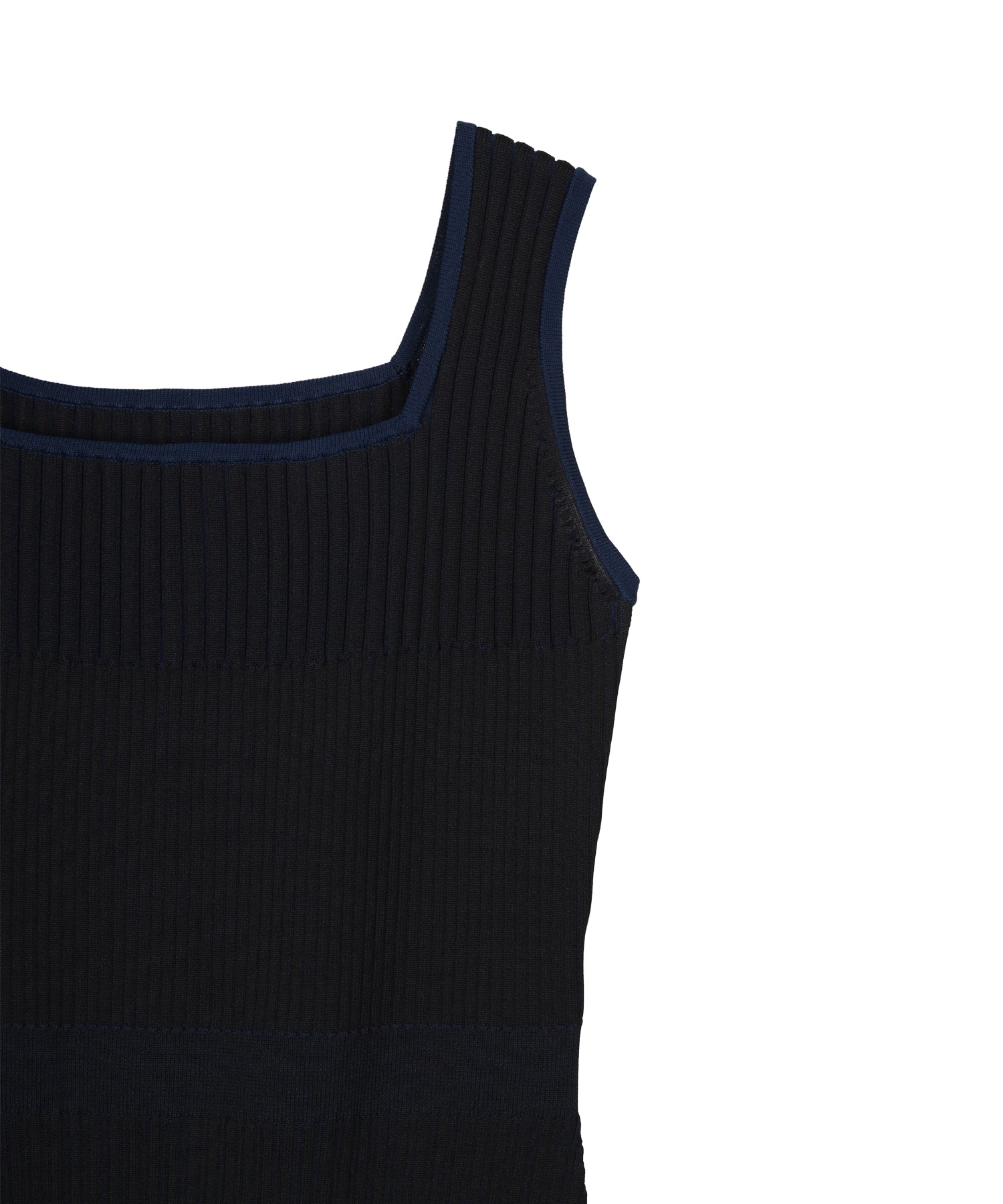 MERMAID HEM RIB KNIT DRESS