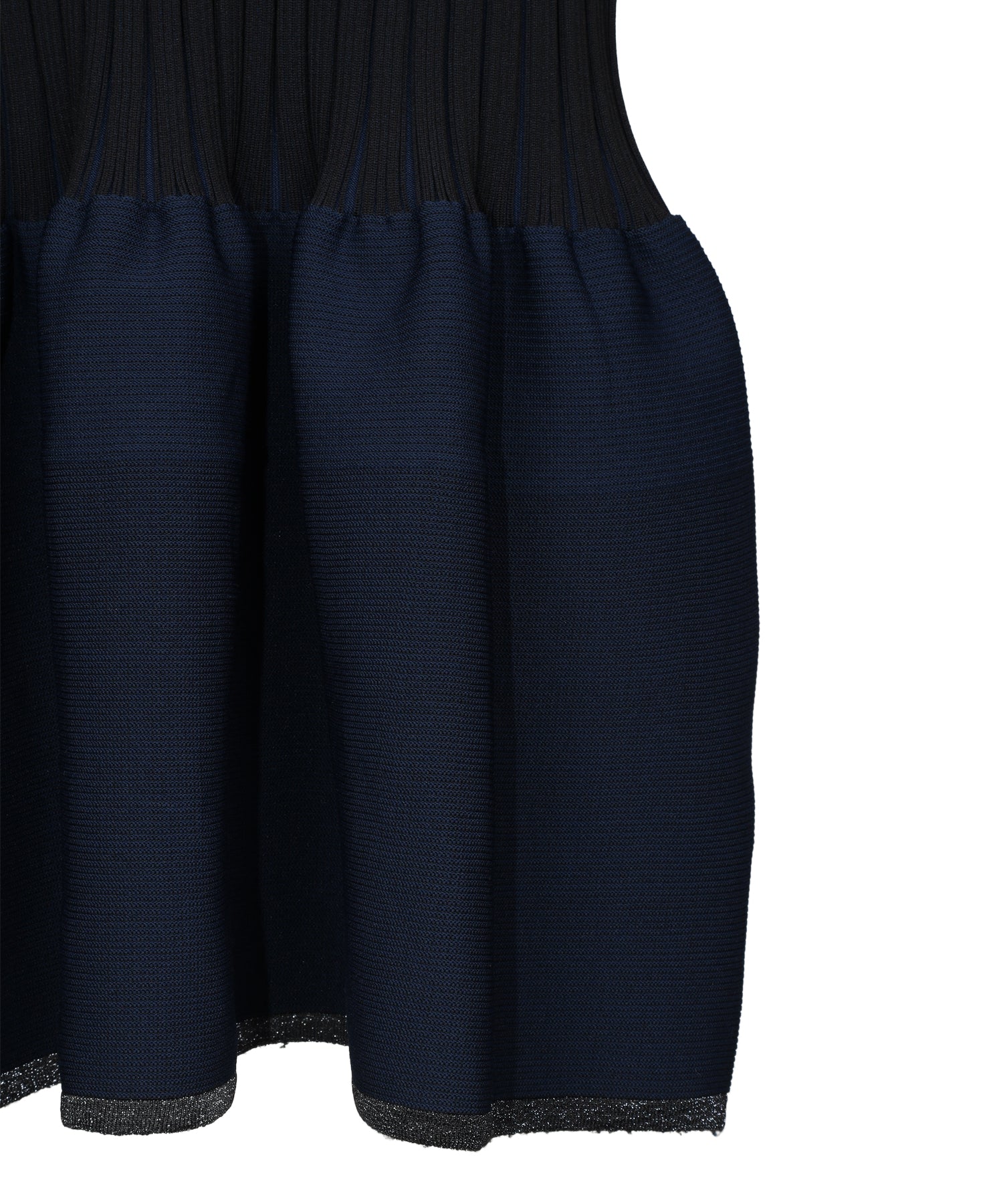 MERMAID HEM RIB KNIT DRESS