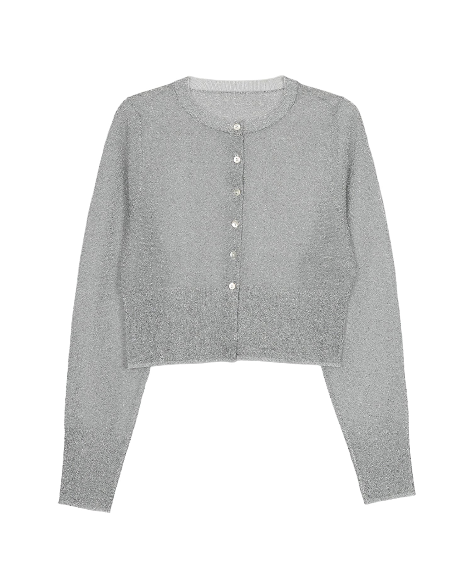 GLITTER CREW NECK CARDIGAN