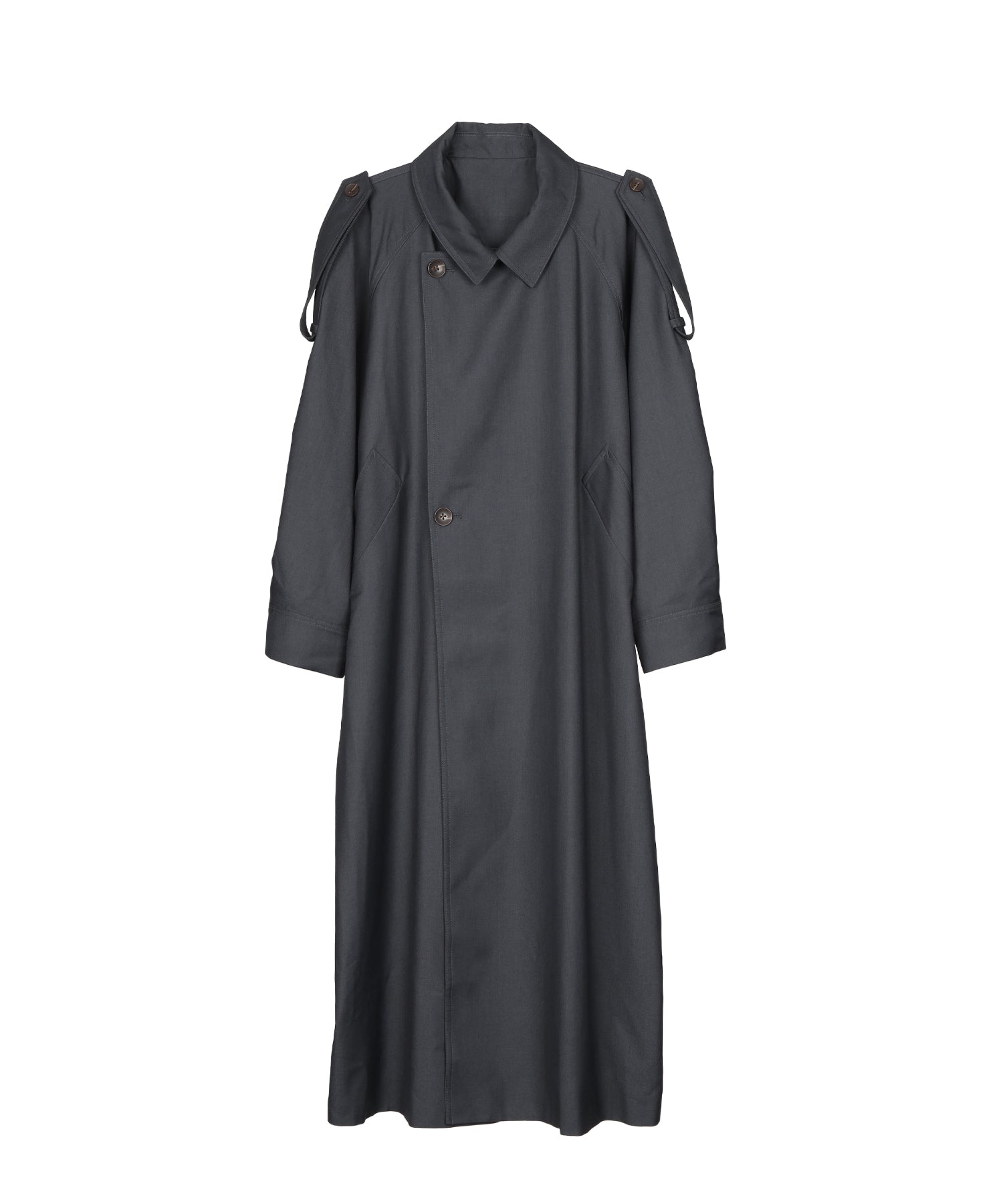 OVER LONG TRENCH COAT