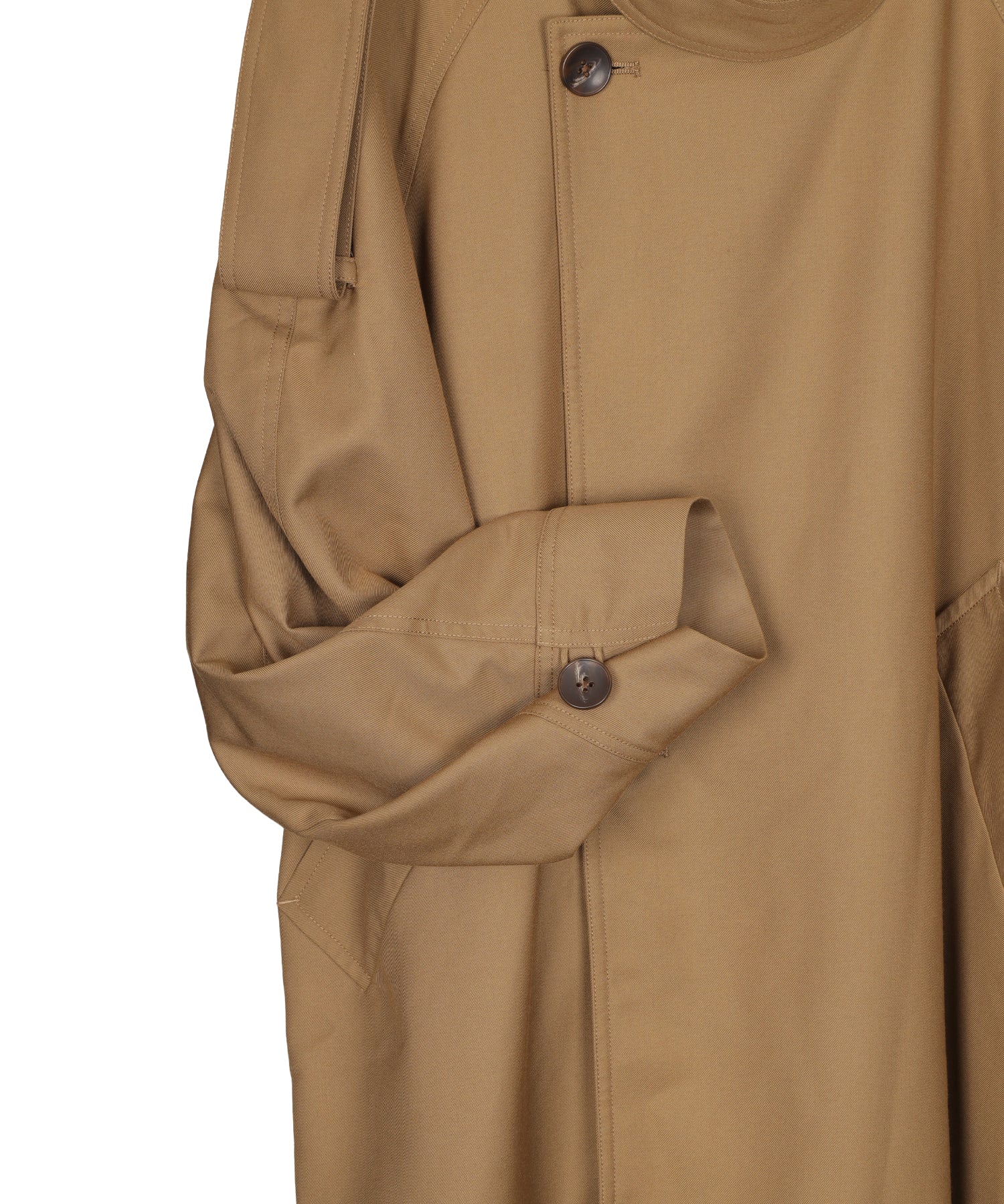 OVER LONG TRENCH COAT