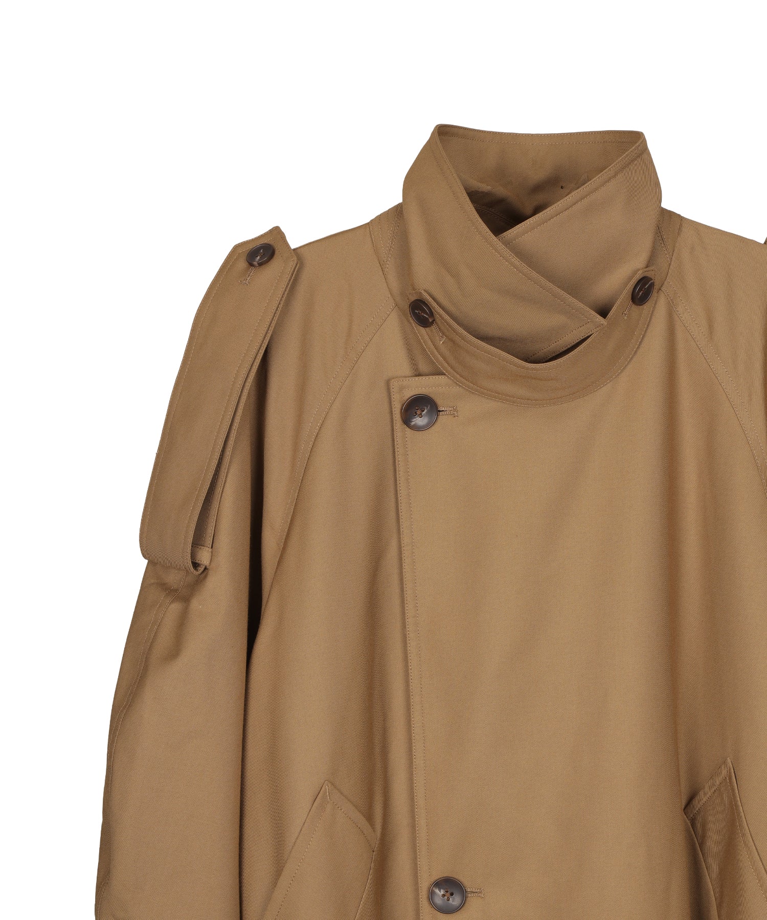 OVER LONG TRENCH COAT