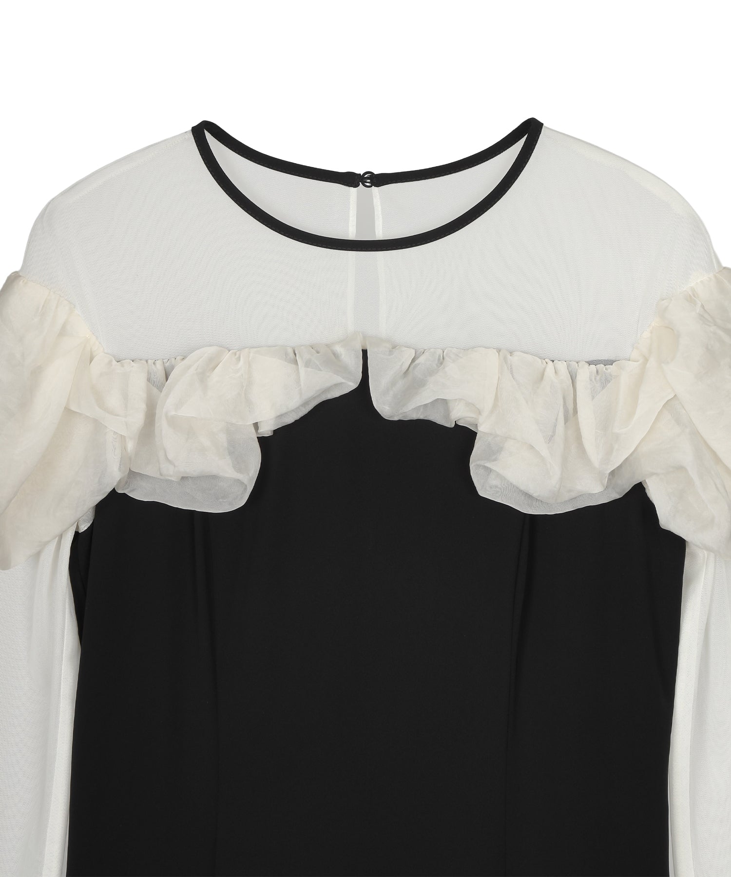 FRILLS FLARE DRESS