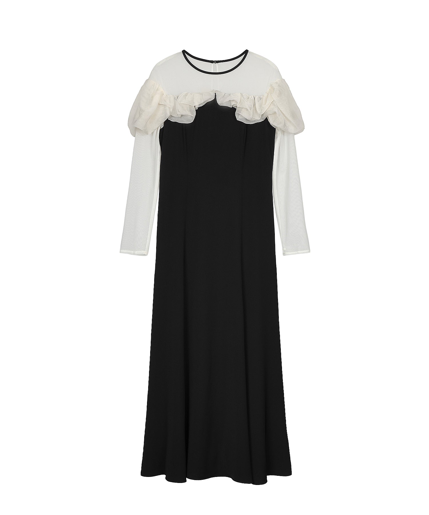 FRILLS FLARE DRESS