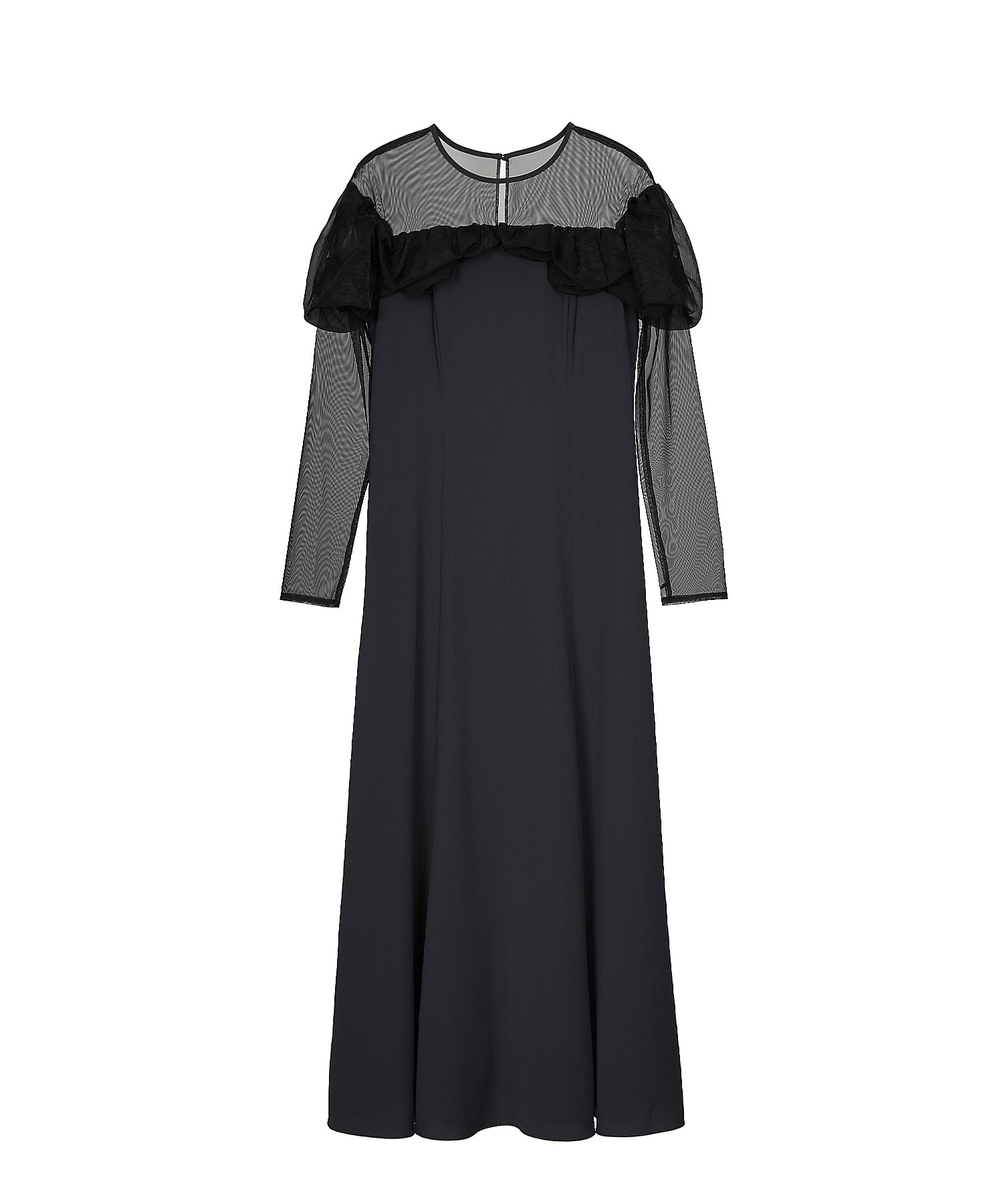 FRILLS FLARE DRESS