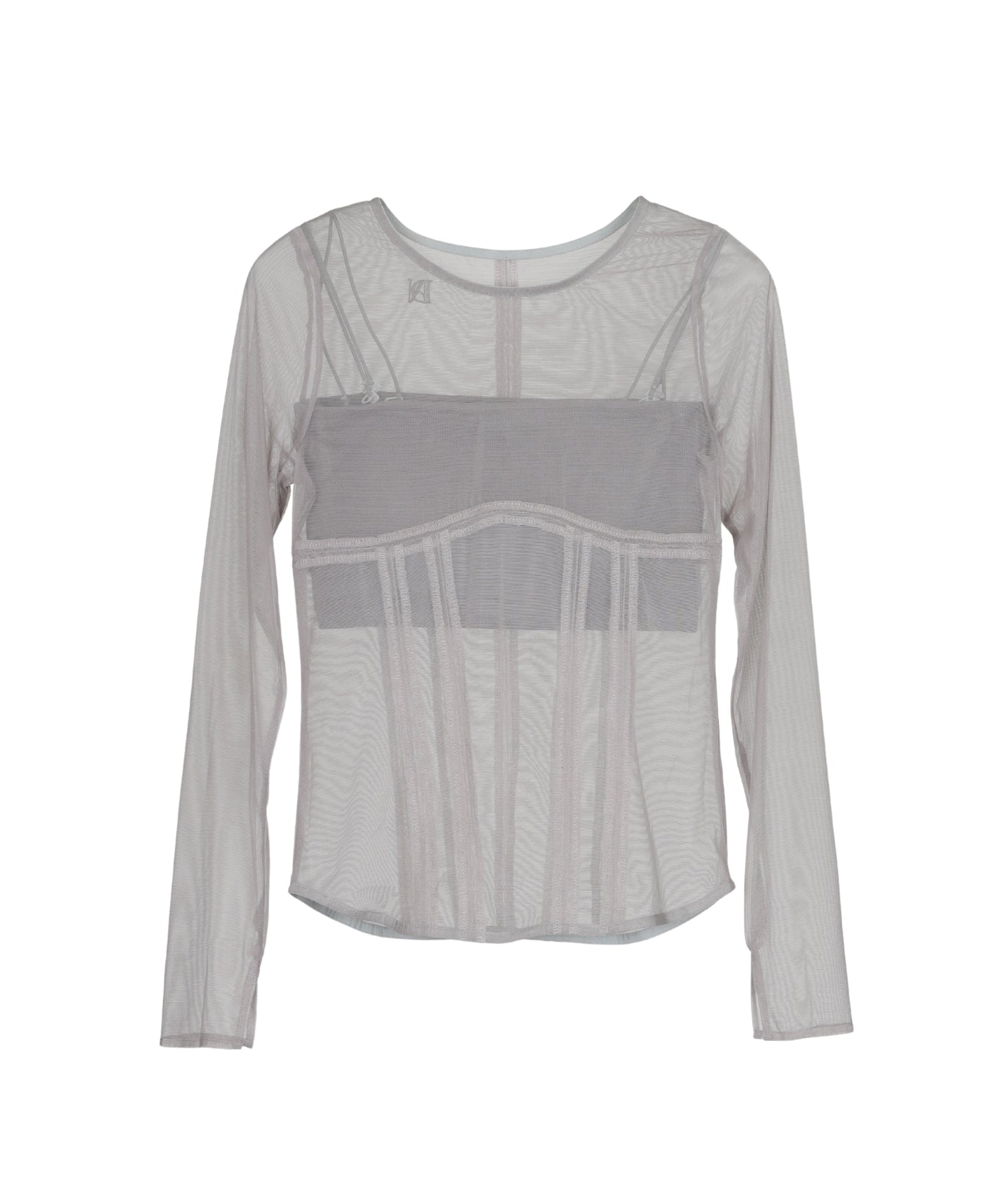 CORSET STYLE SHEER TOPS