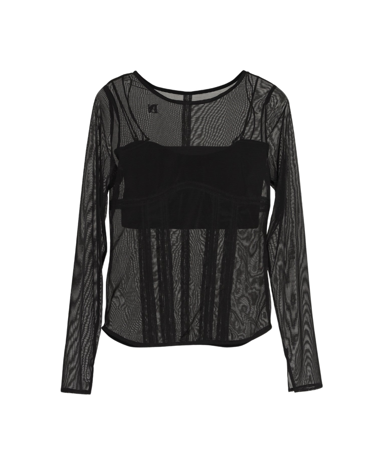 CORSET STYLE SHEER TOPS