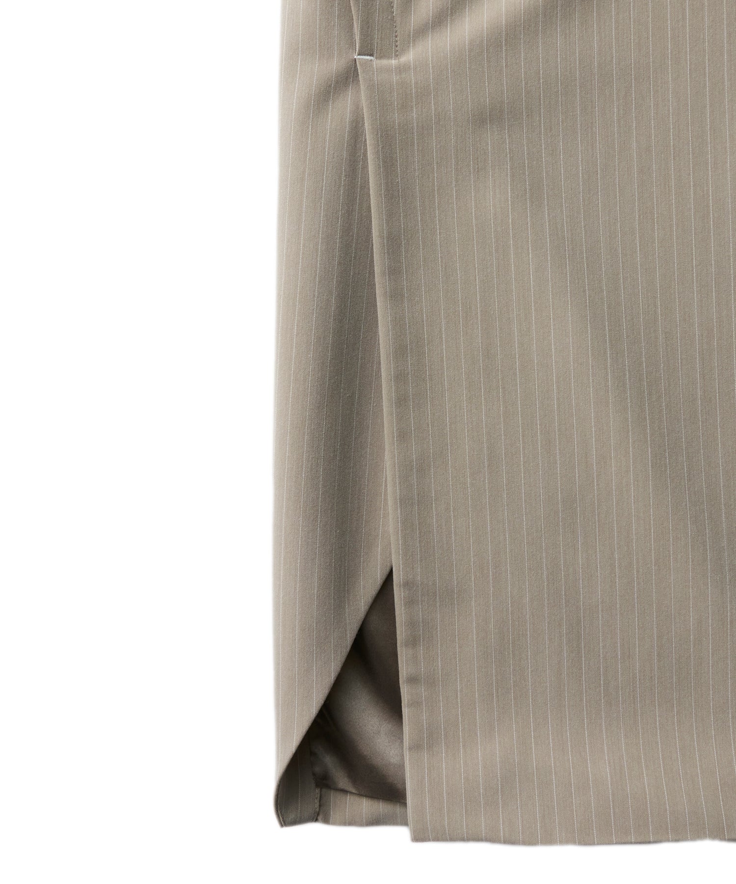 PINSTRIPE PEPLUM SETUP DRESS