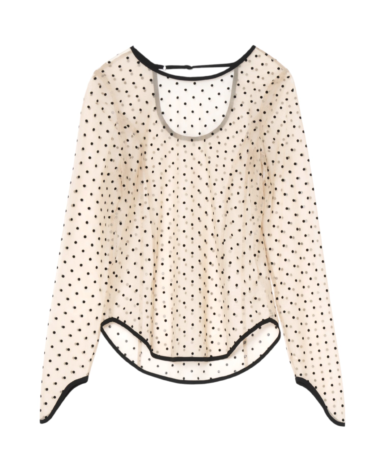 【POPUP】DOT SHEER TOPS