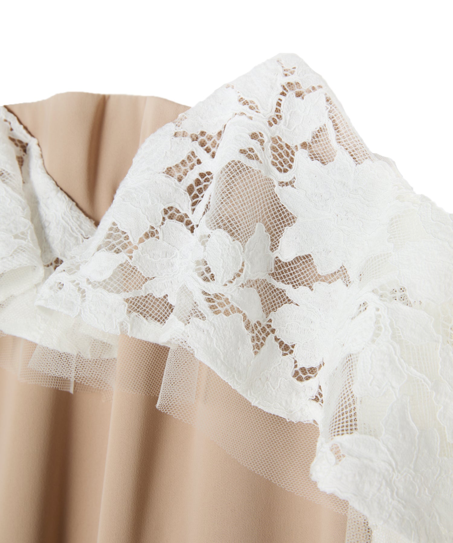 LACE RAFFLE DRESS