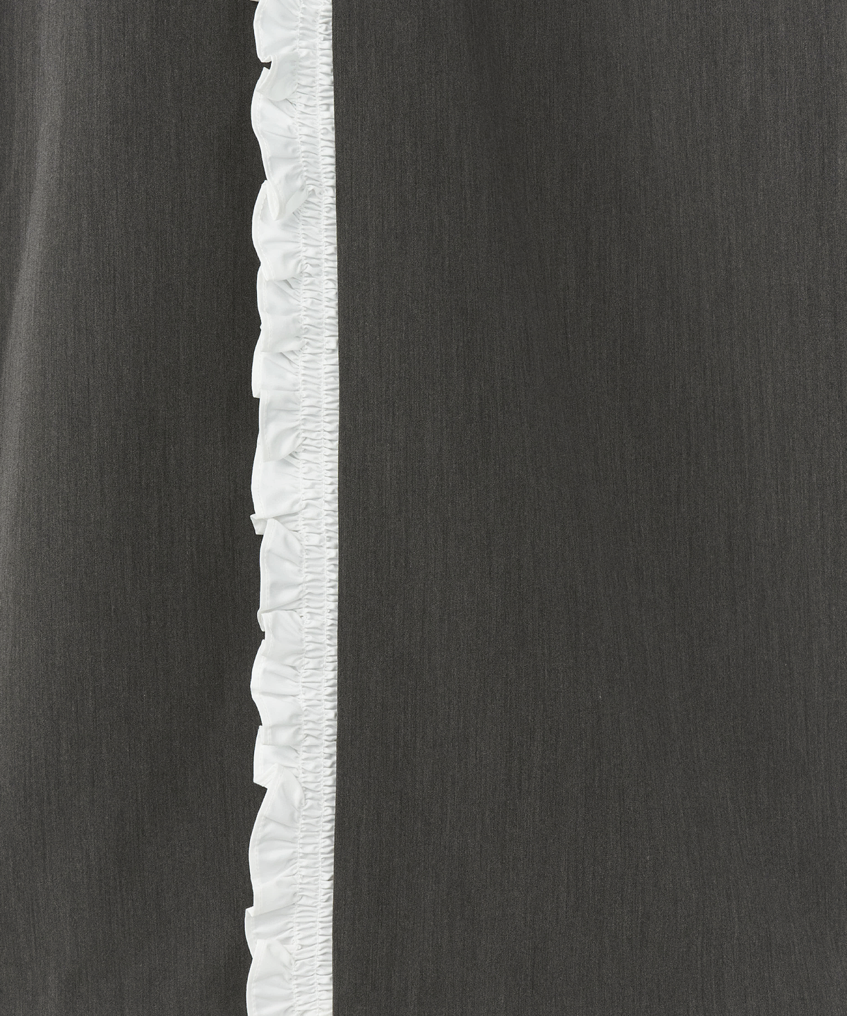 FRILLS TRIM LONG DRESS