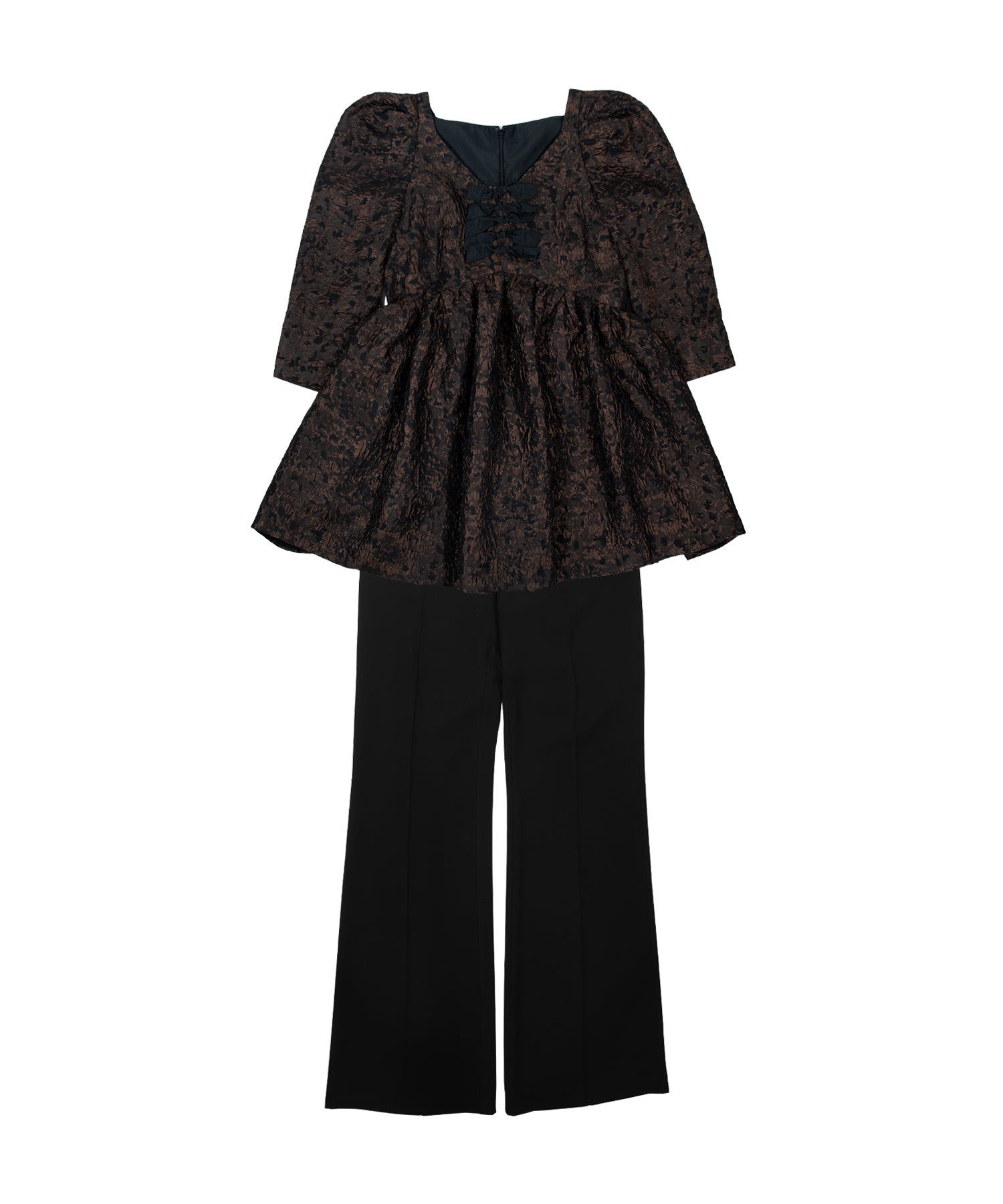 EDGE RIBBON SETUP DRESS