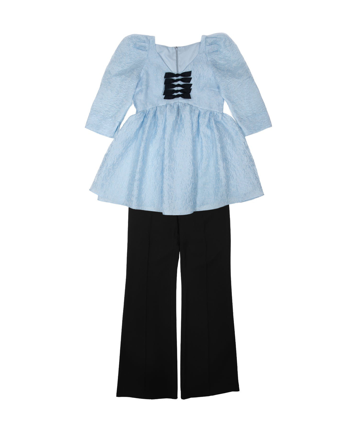 EDGE RIBBON SETUP DRESS