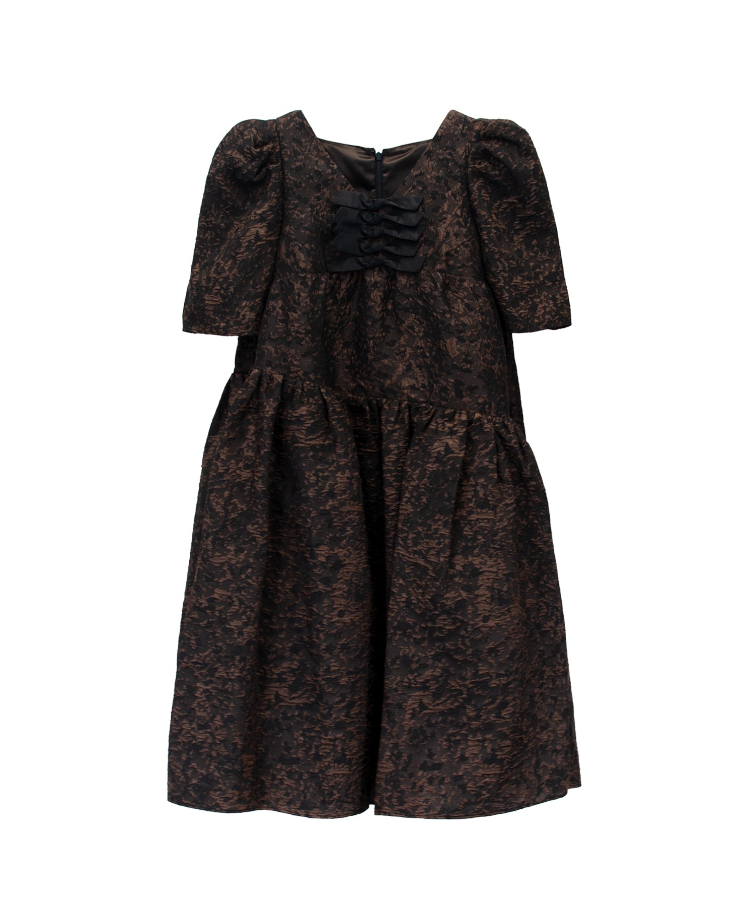 EDGE RIBBON MINI DRESS