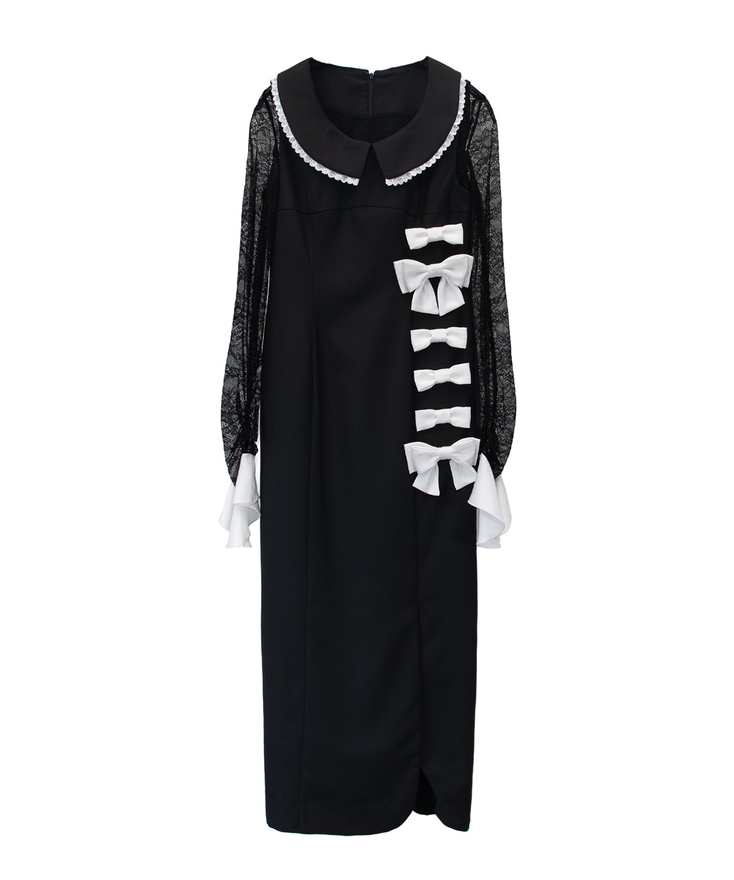 MIXED RIBBON LINE DRESS
