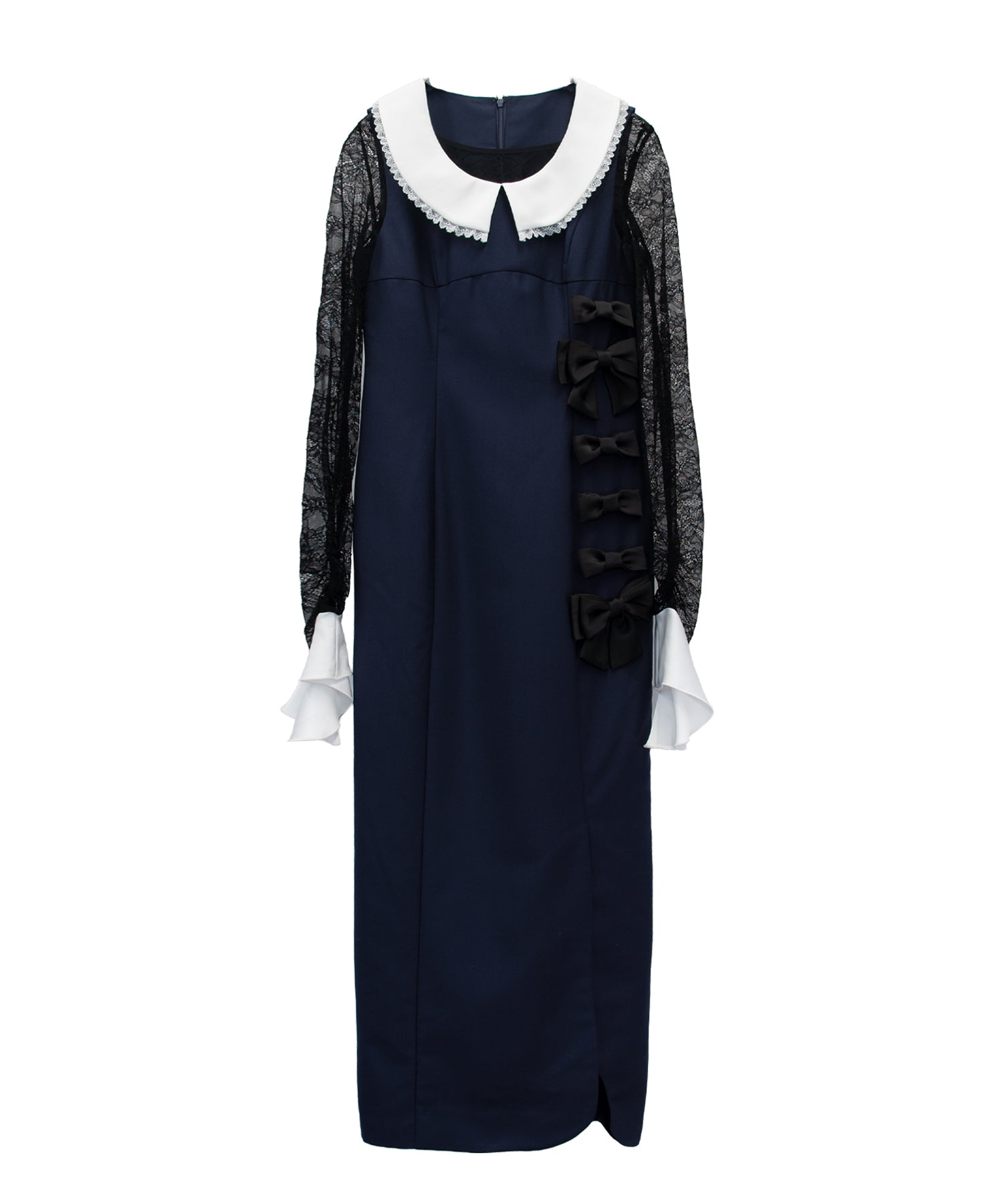 MIXED RIBBON LINE DRESS