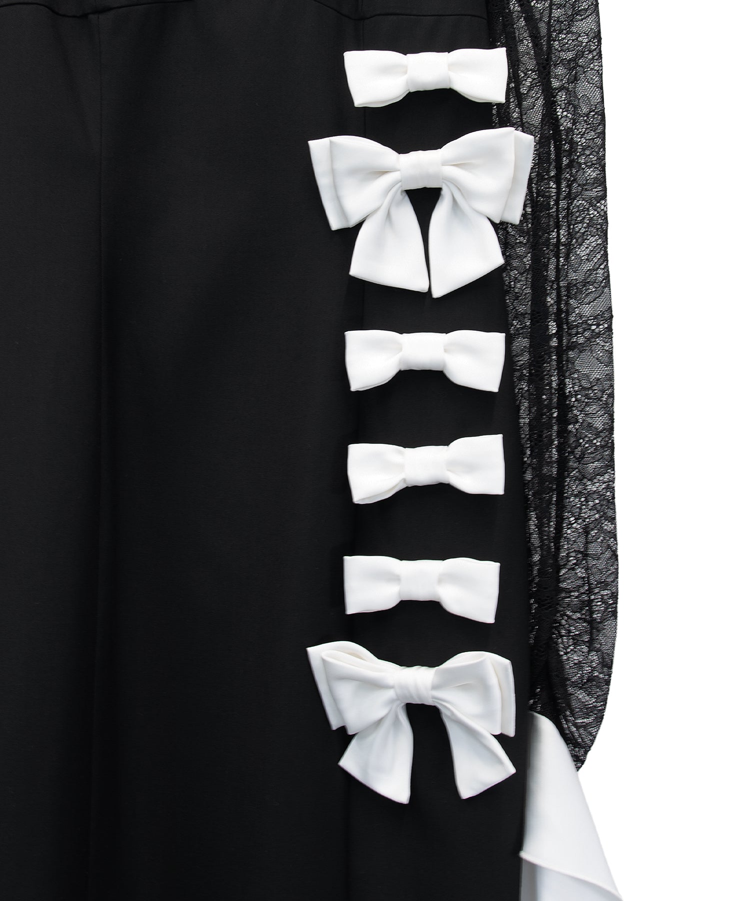 MIXED RIBBON LINE DRESS