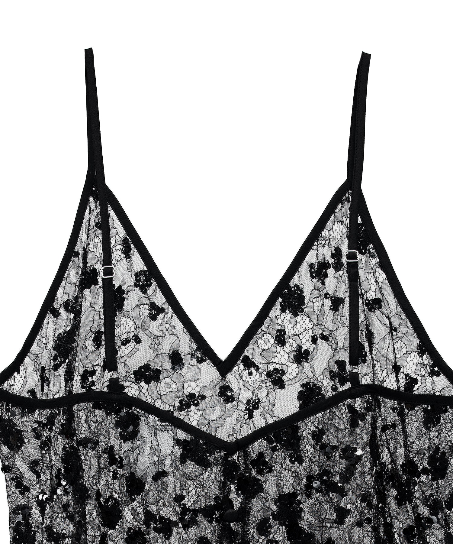 FLOWER SPANGLE CAMI DRESS