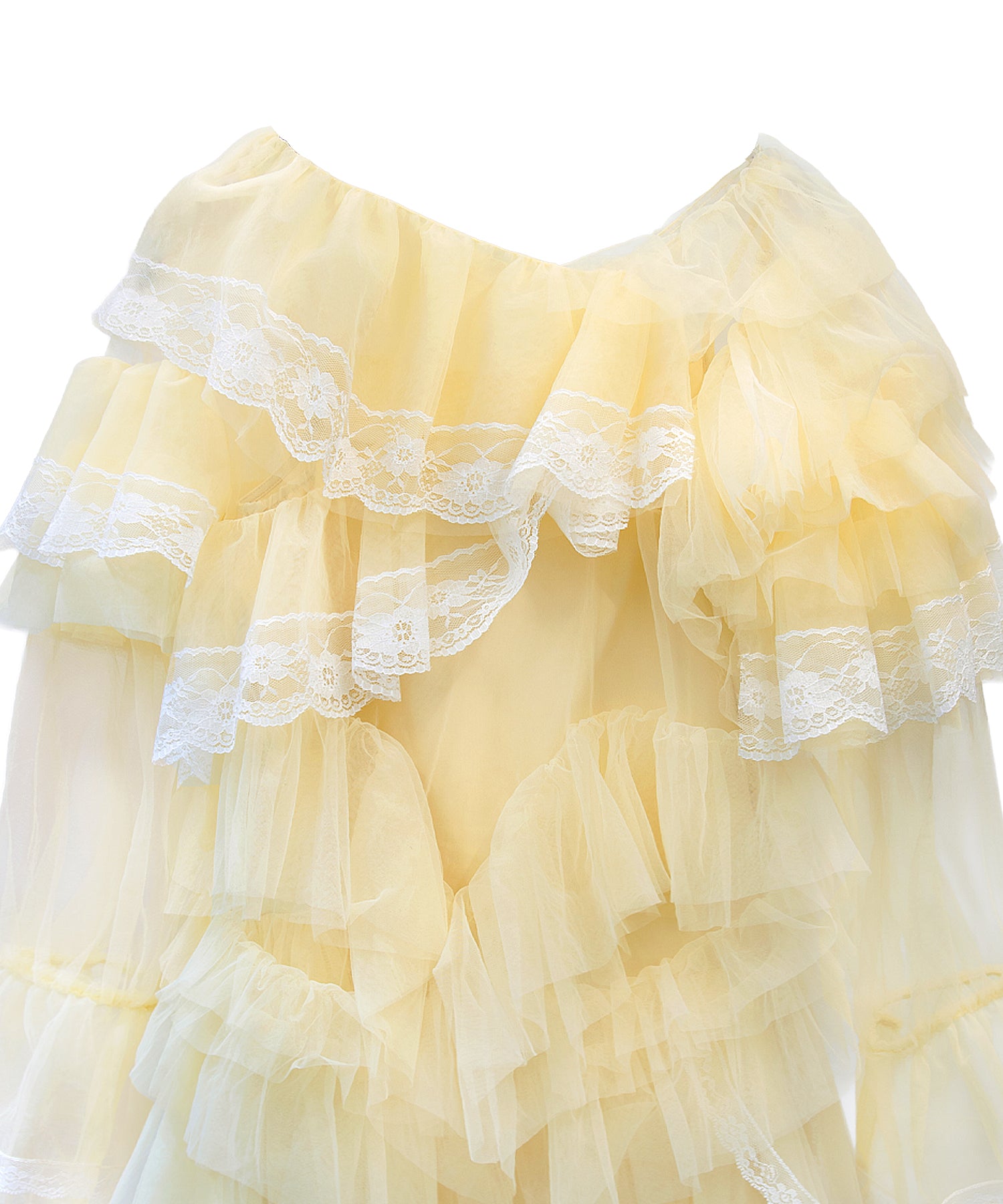 RUFFLE TULLE TOPS & MINI DRESS