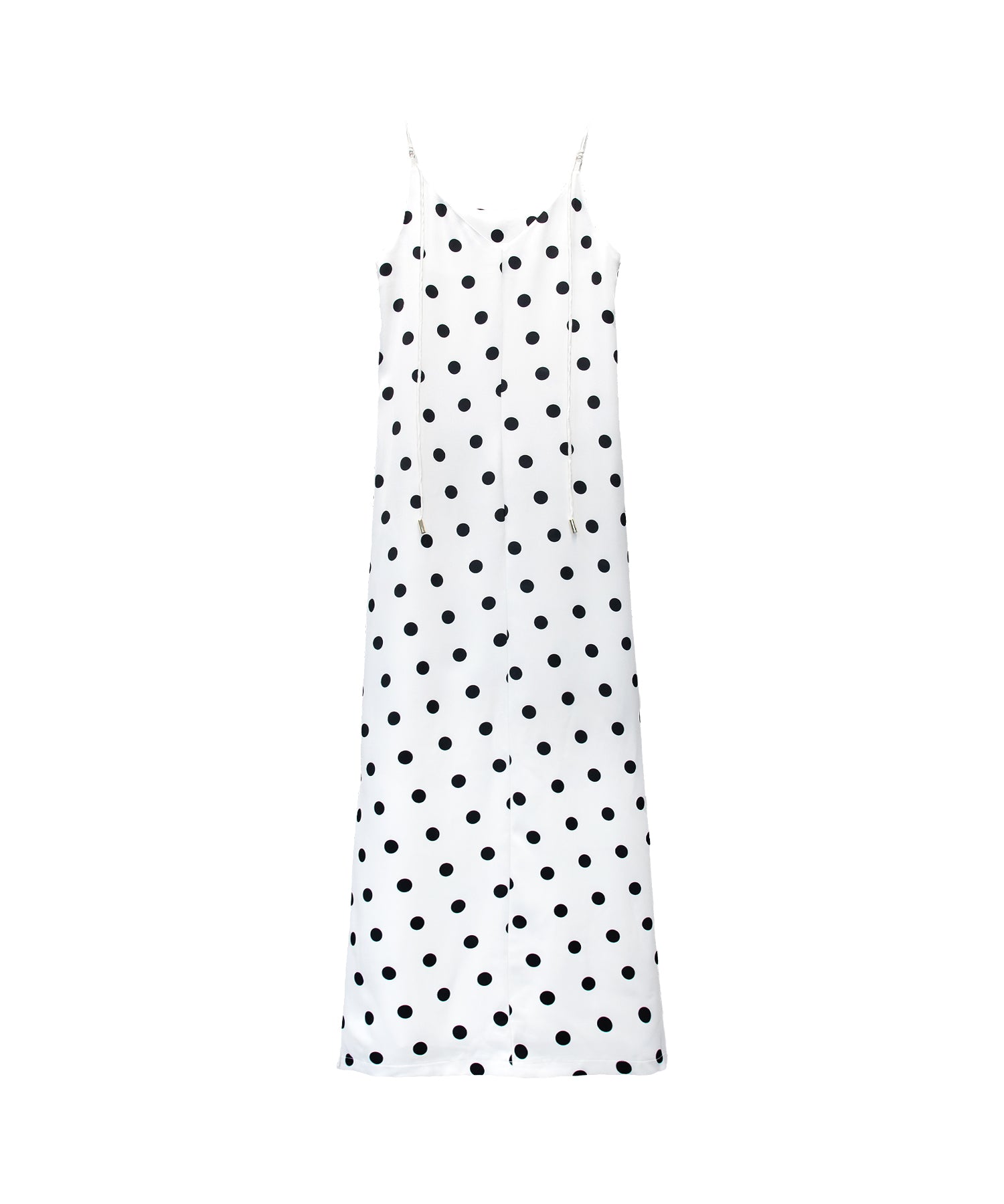 MINIMAL DOT SATIN DRESS