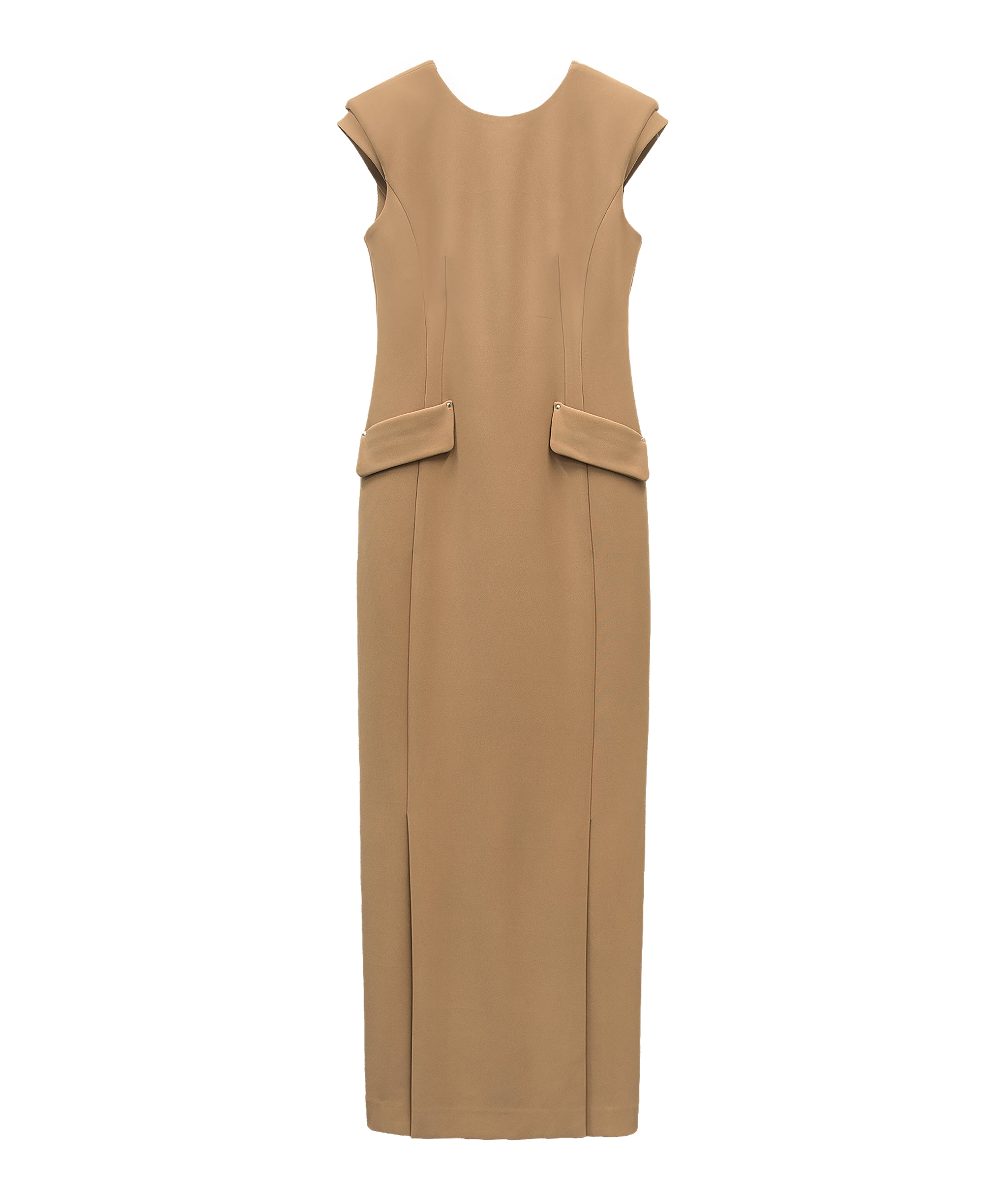 BACK OPEN FORM DRESS