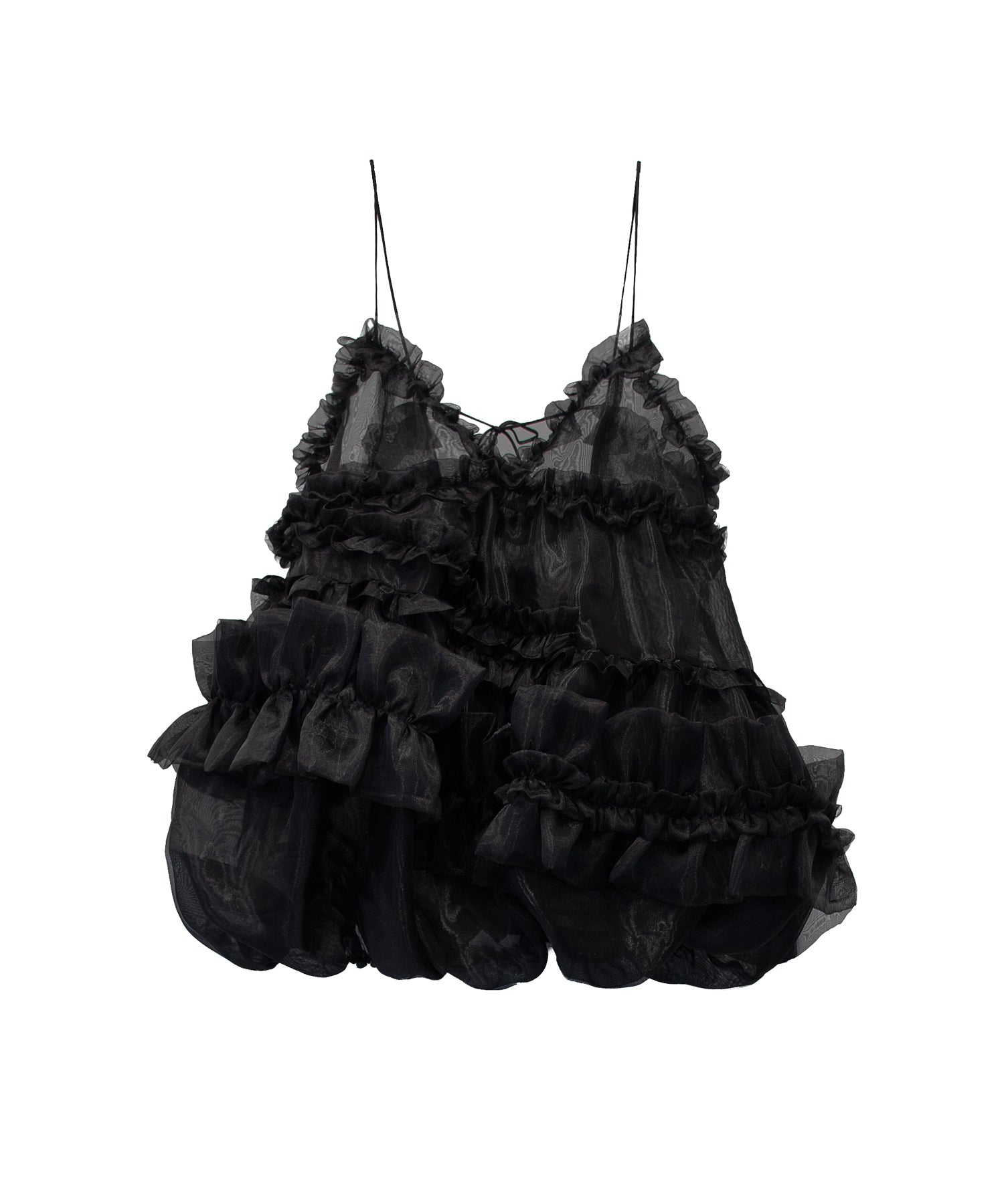 【POPUP】ORGANZA FRILL BALLOON CAMI