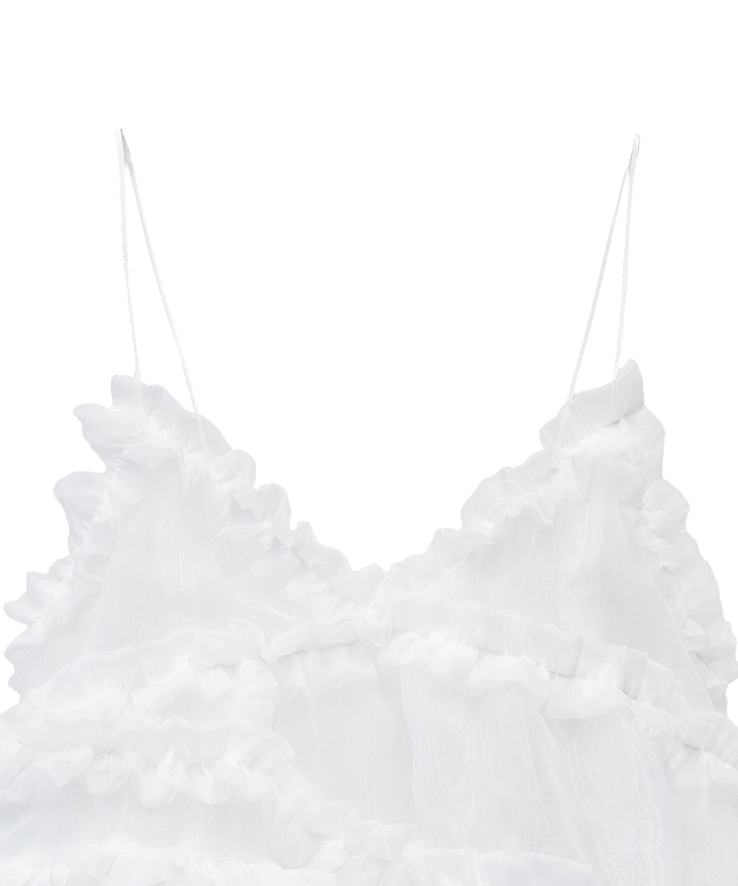 【POPUP】ORGANZA FRILL BALLOON CAMI