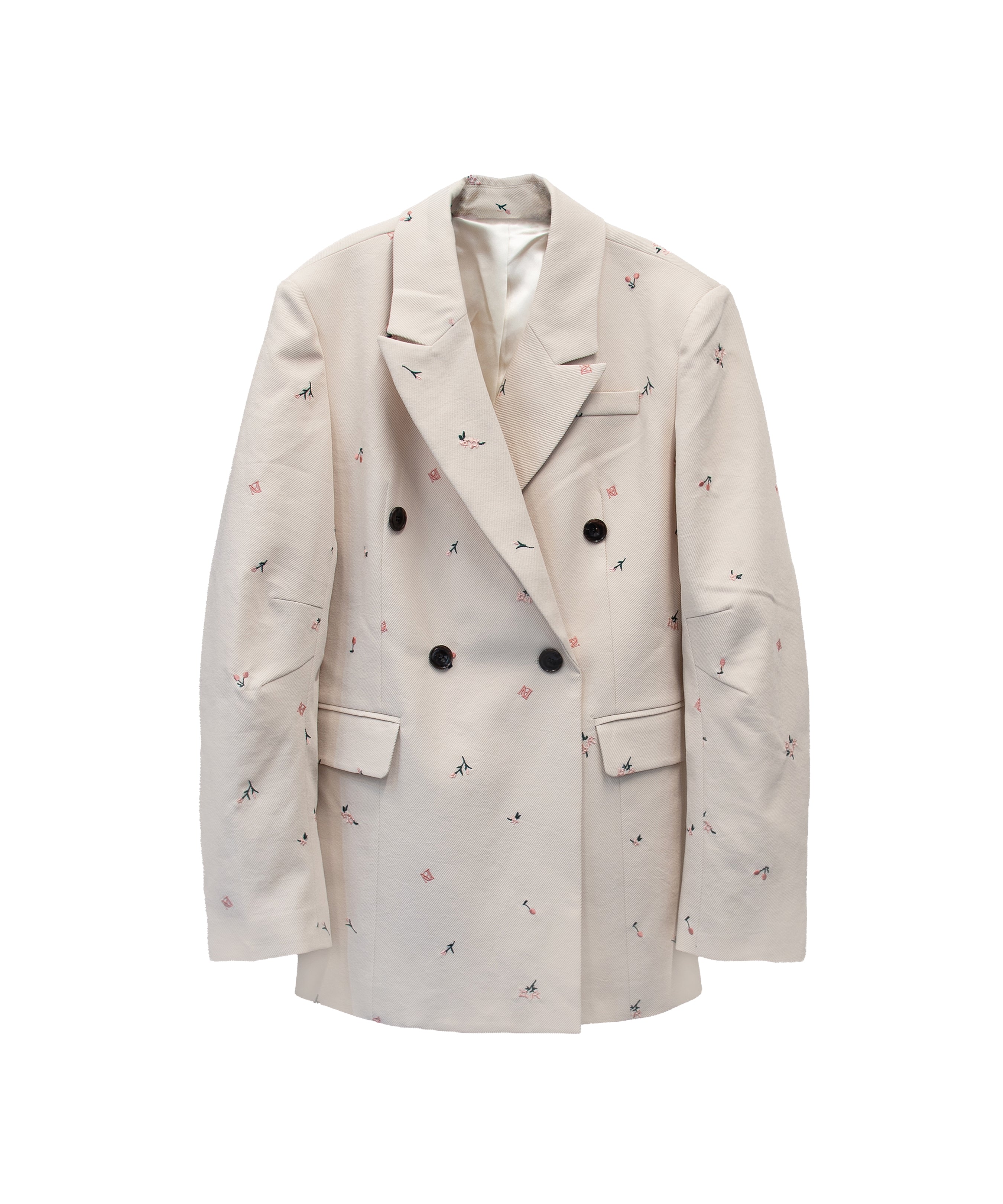 SIGNATURE JACKET アイボリー 正面物撮り画像