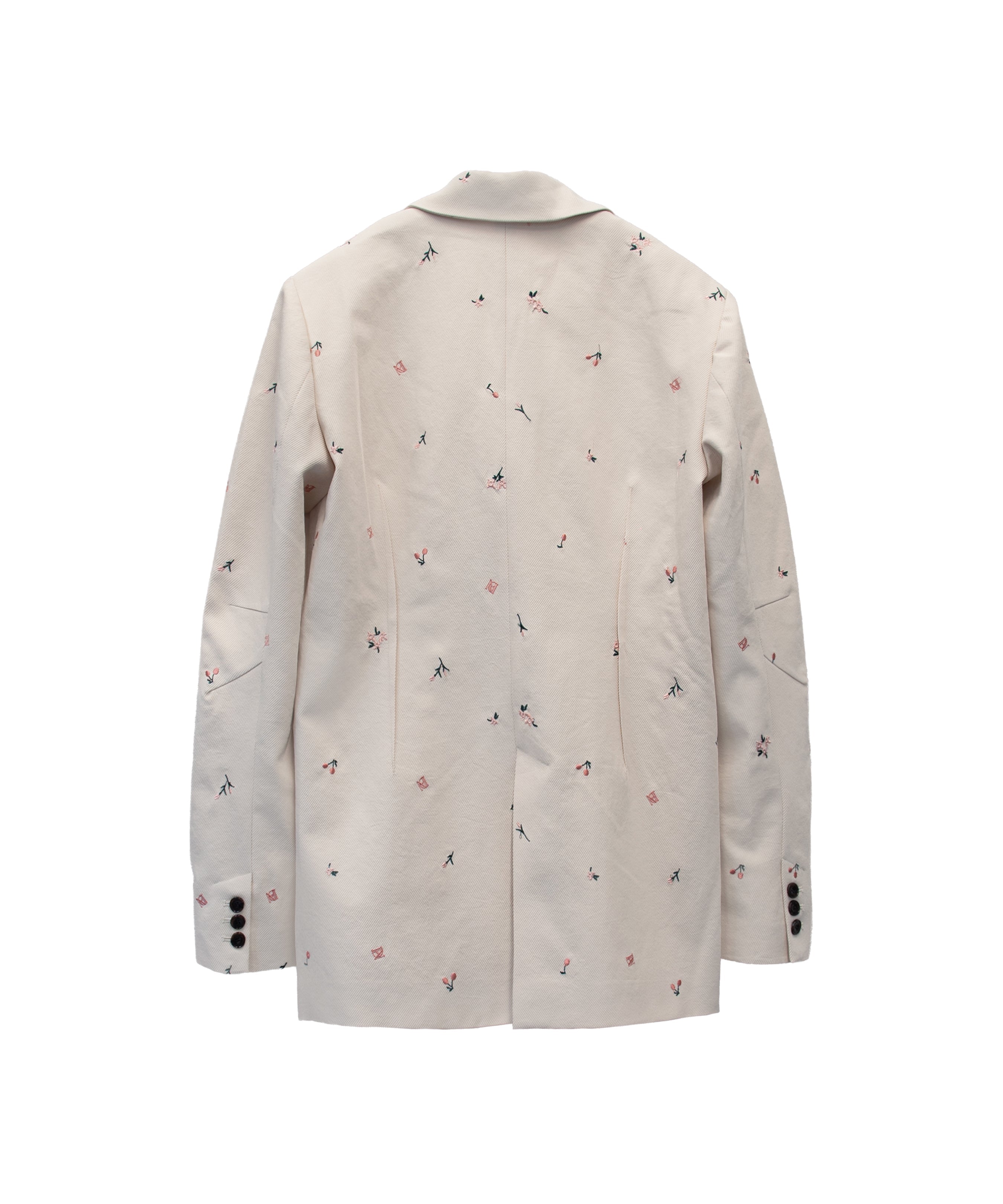 SIGNATURE JACKET アイボリー 後ろ物撮り画像