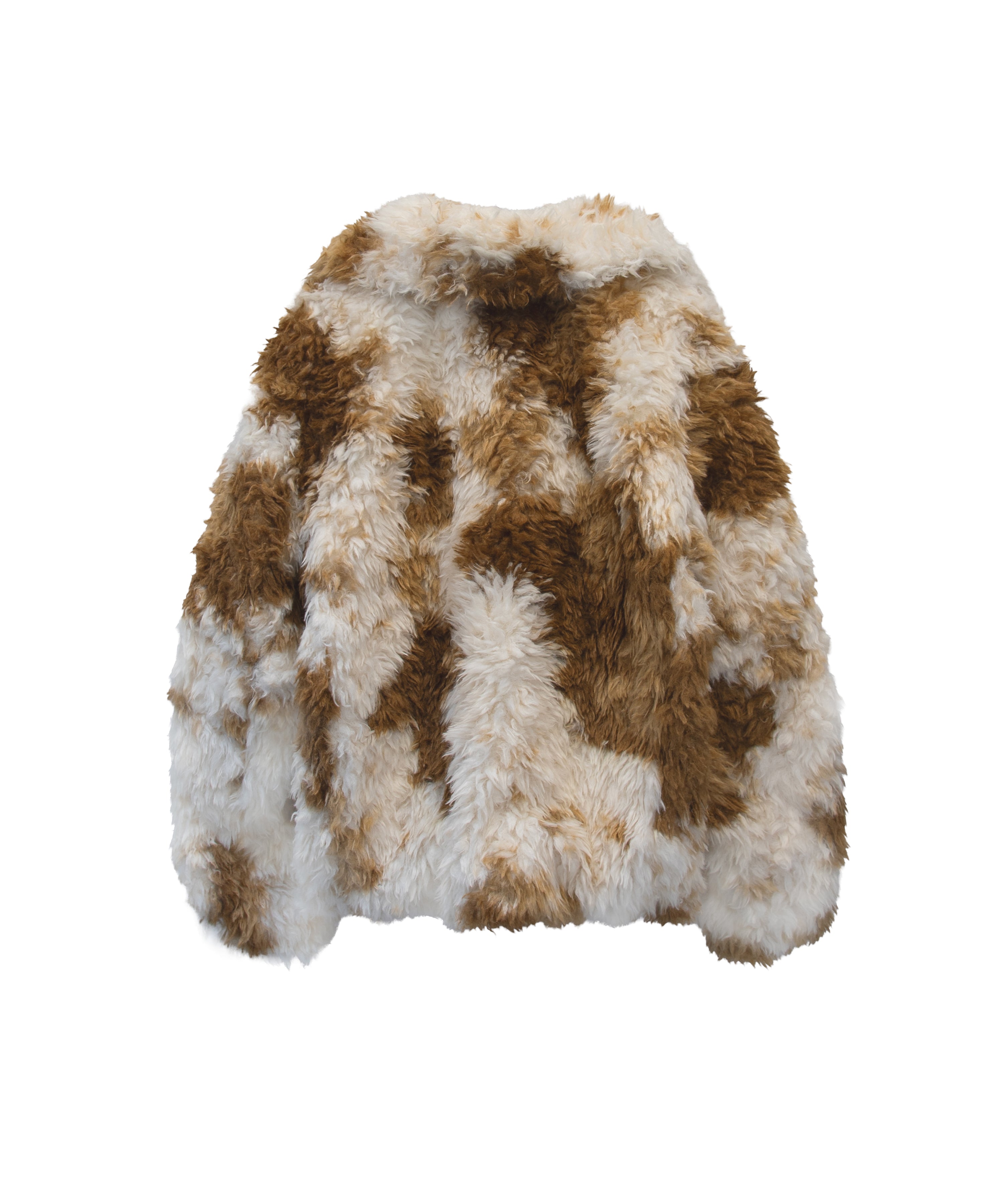 PERRO FUR COAT カラメロ 背面全身物撮り画像