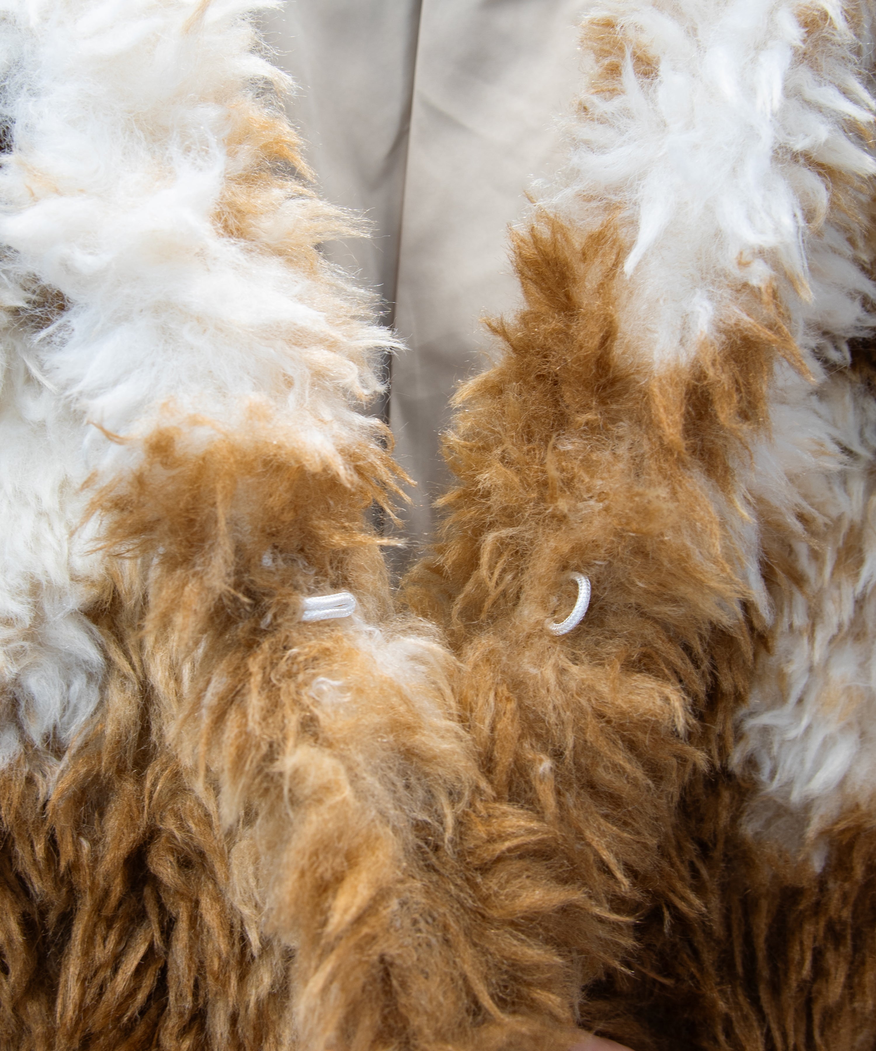 PERRO FUR COAT カラメロ 正面留め具物撮り画像
