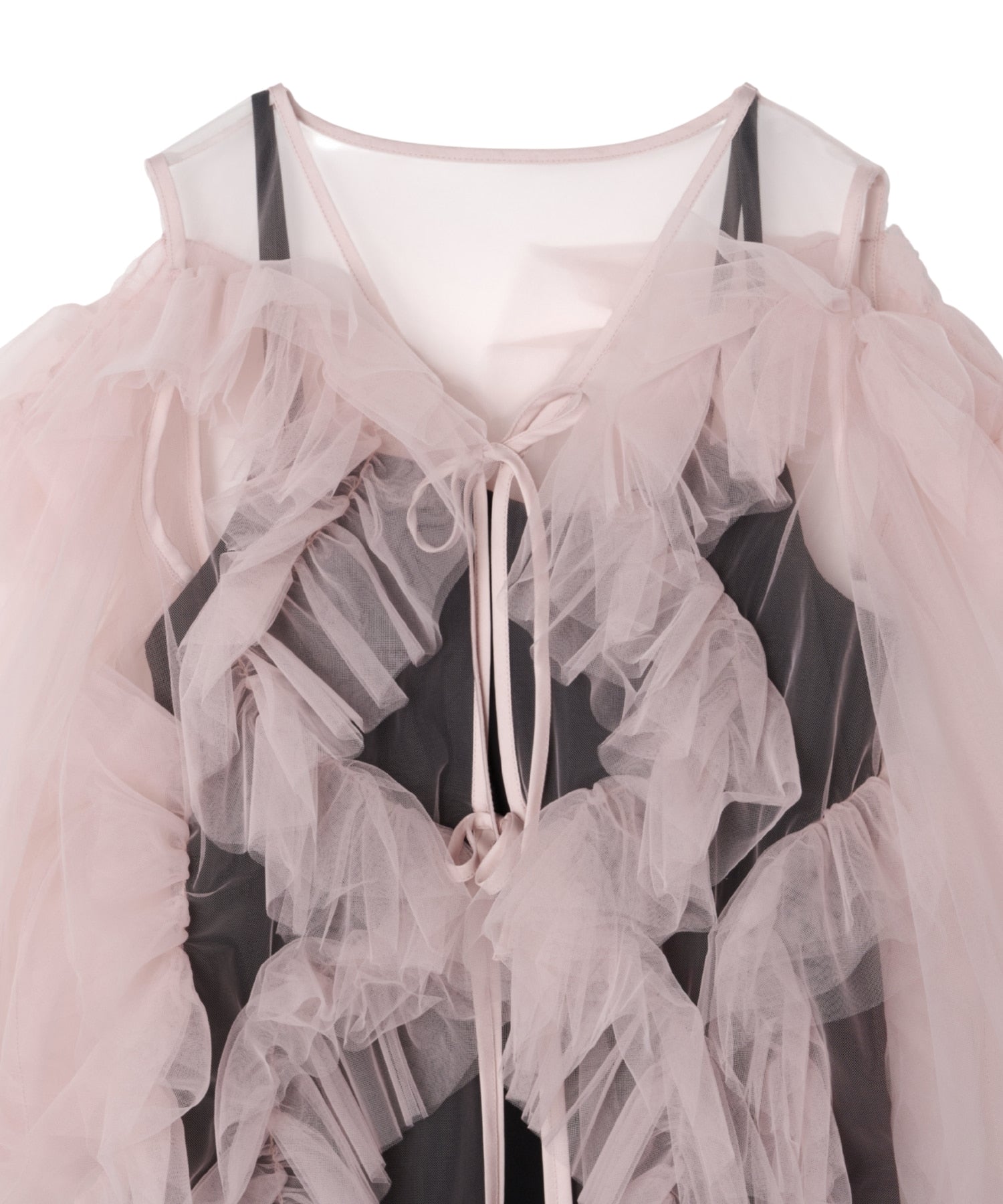 ZIGZAG TULLE DRESS