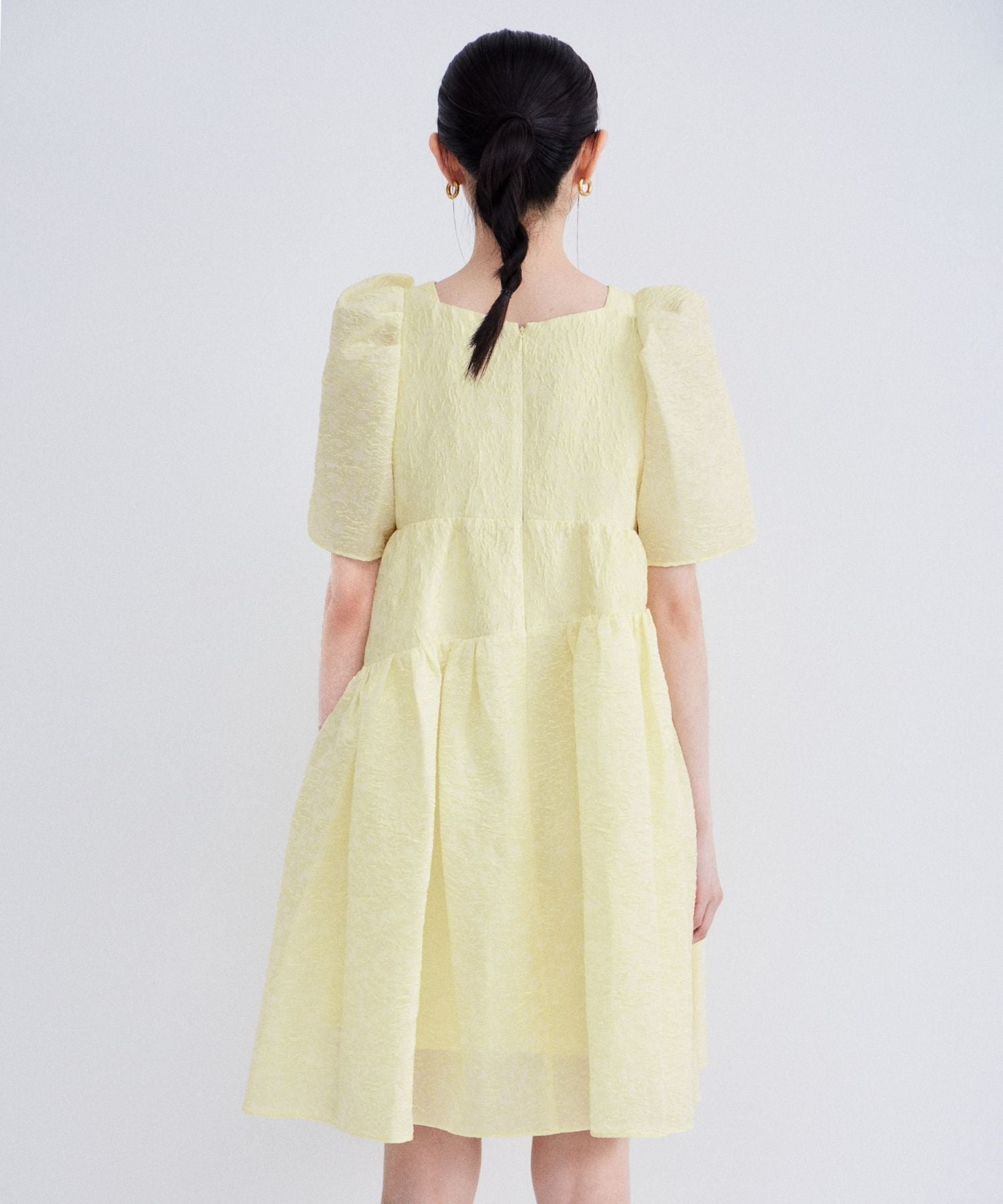 EDGE RIBBON MINI DRESS