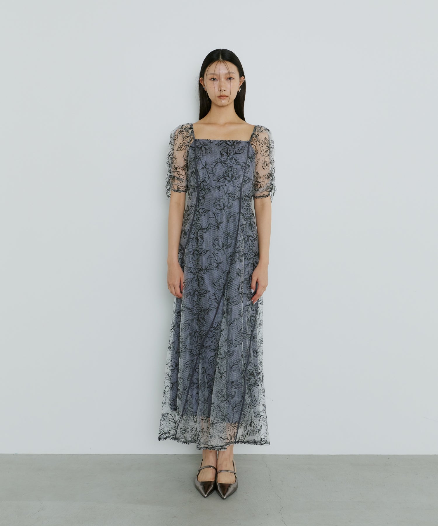 WAVE PIPING FRARE DRESS