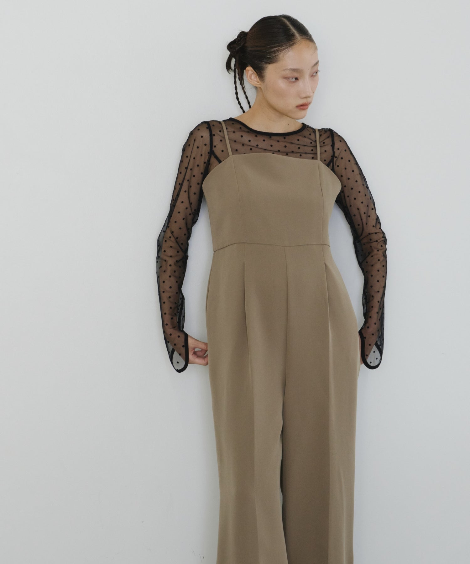 【POPUP】DOT SHEER TOPS