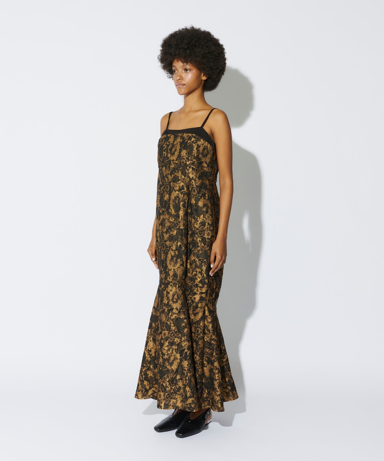 JACQUARD ZIPPER DRESS