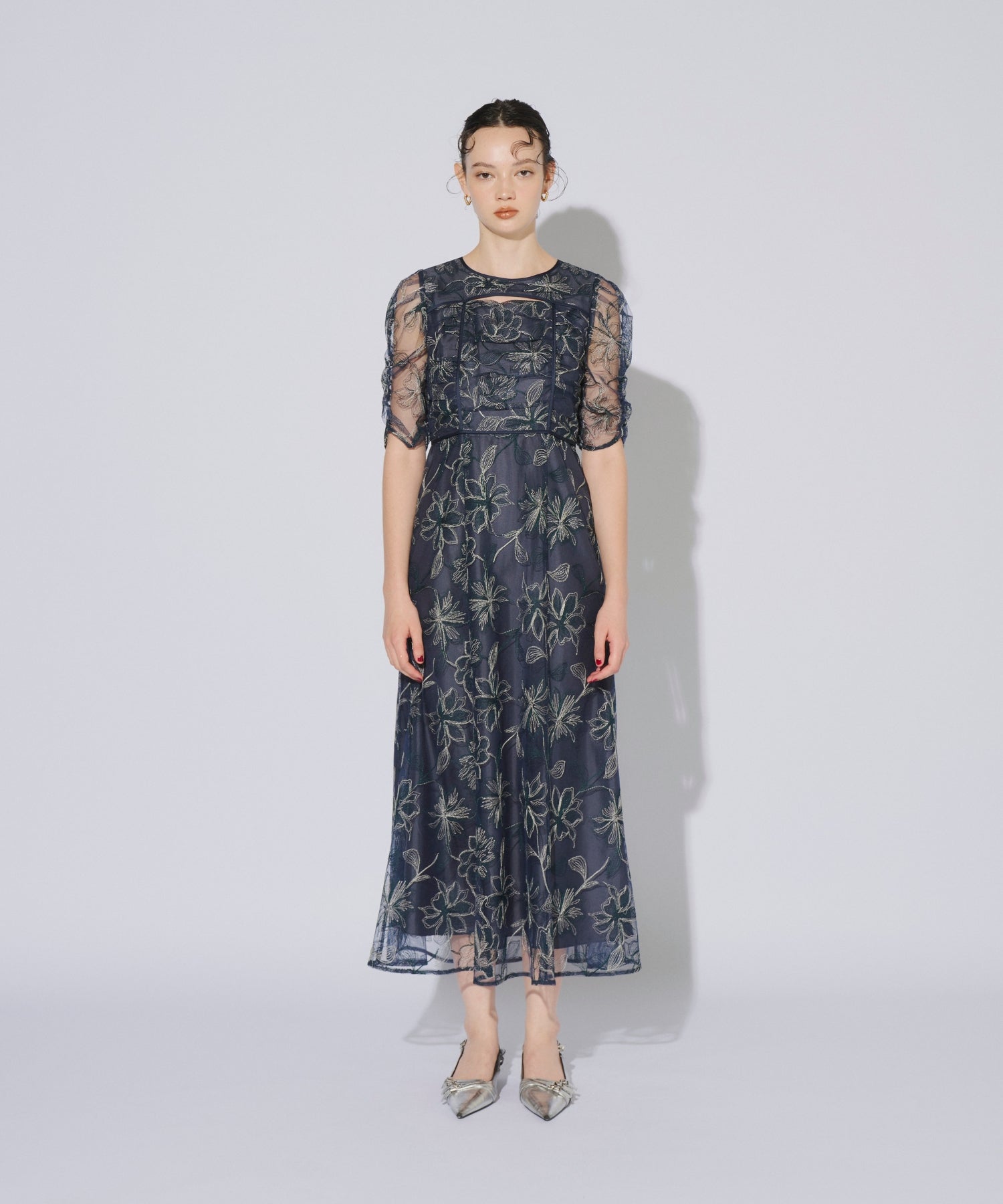 YOKE SLIT DRESS