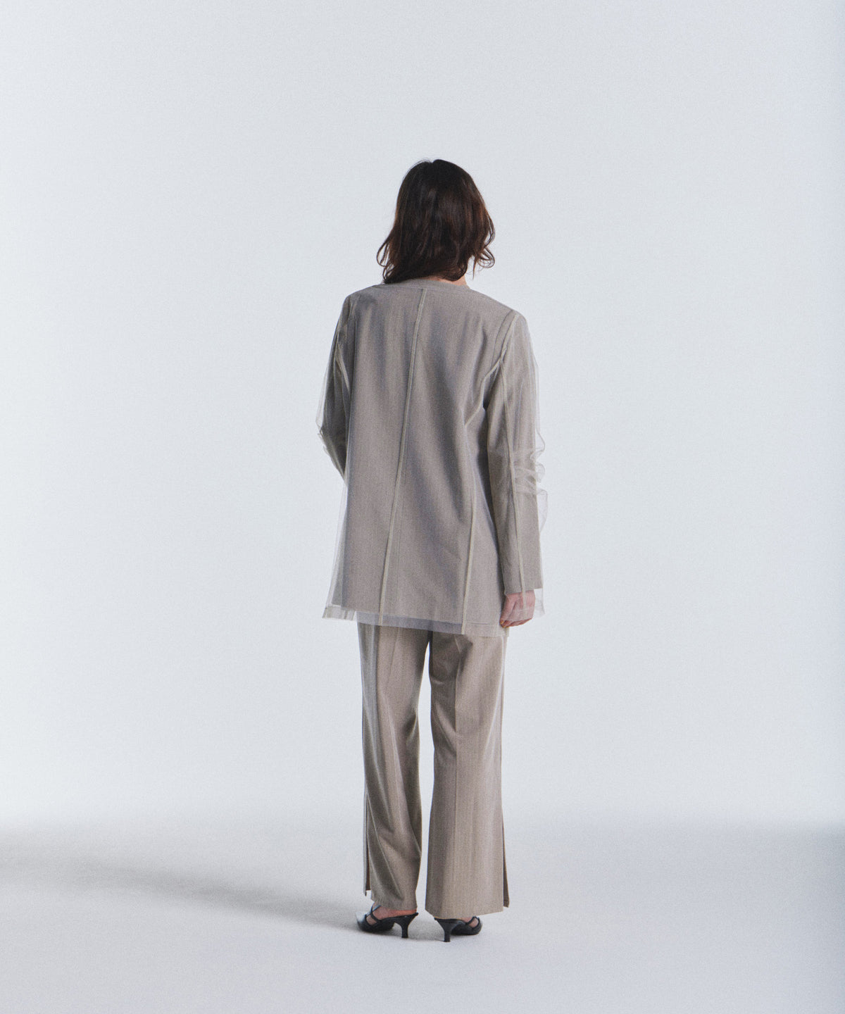 PINSTRIPE ALL IN ONE DRESS