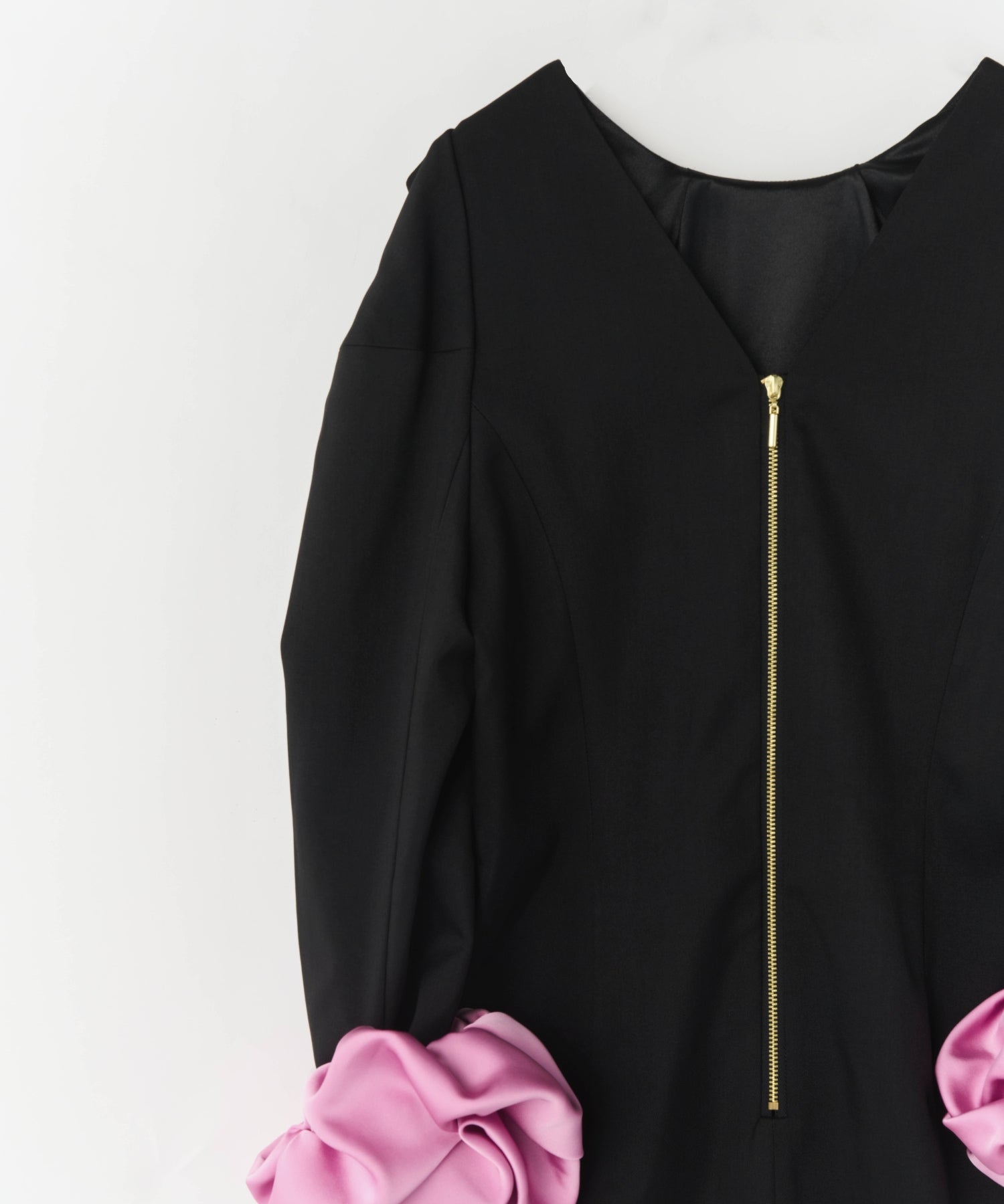 CHOUCHOU SLEEVE MINI DRESS SET