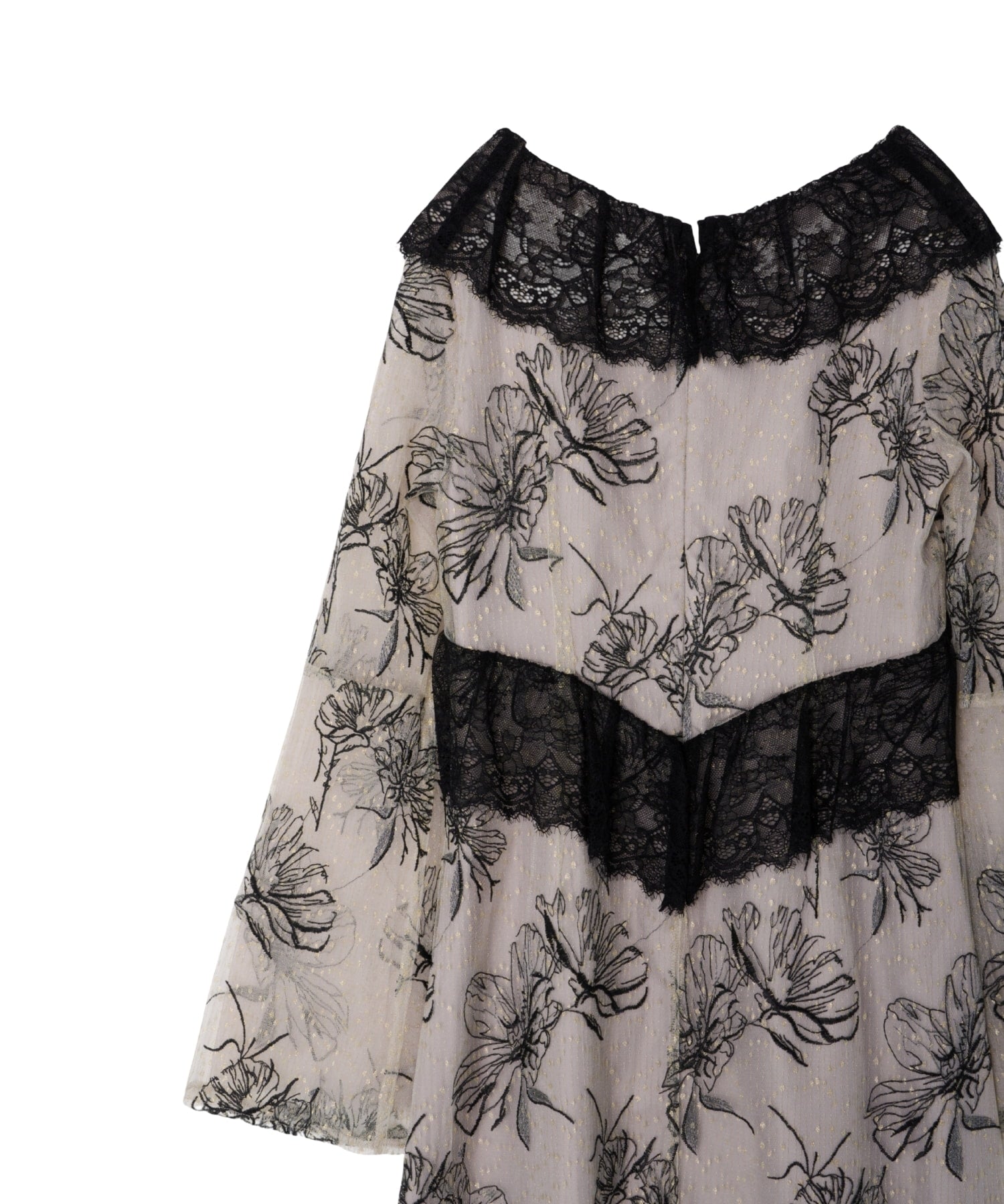 CROSS LACE FLOWER DRESS