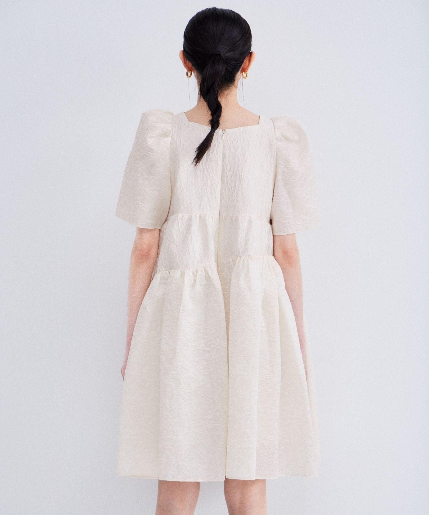 EDGE RIBBON MINI DRESS