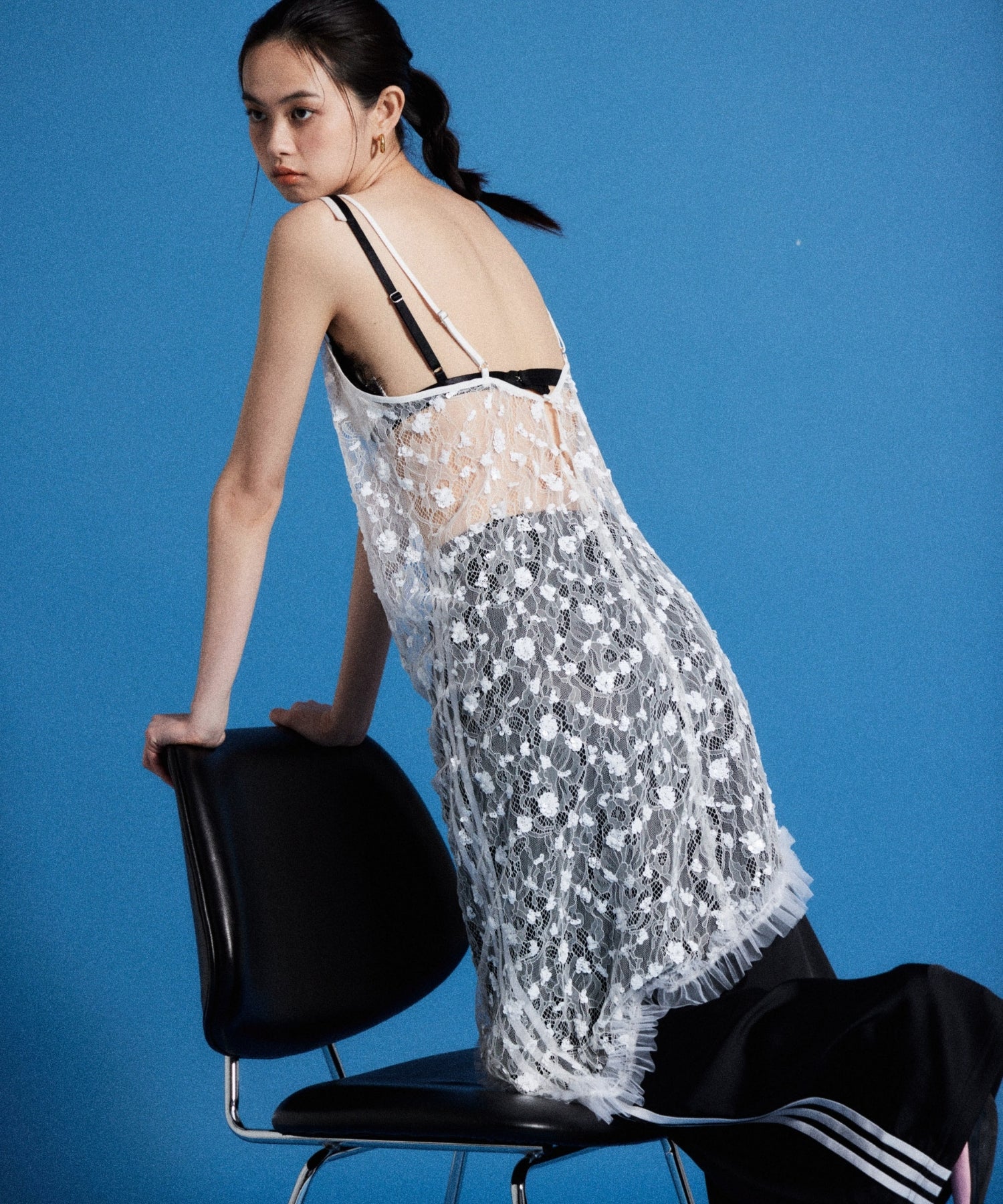 【POPUP】FLOWER SPANGLE CAMI DRESS