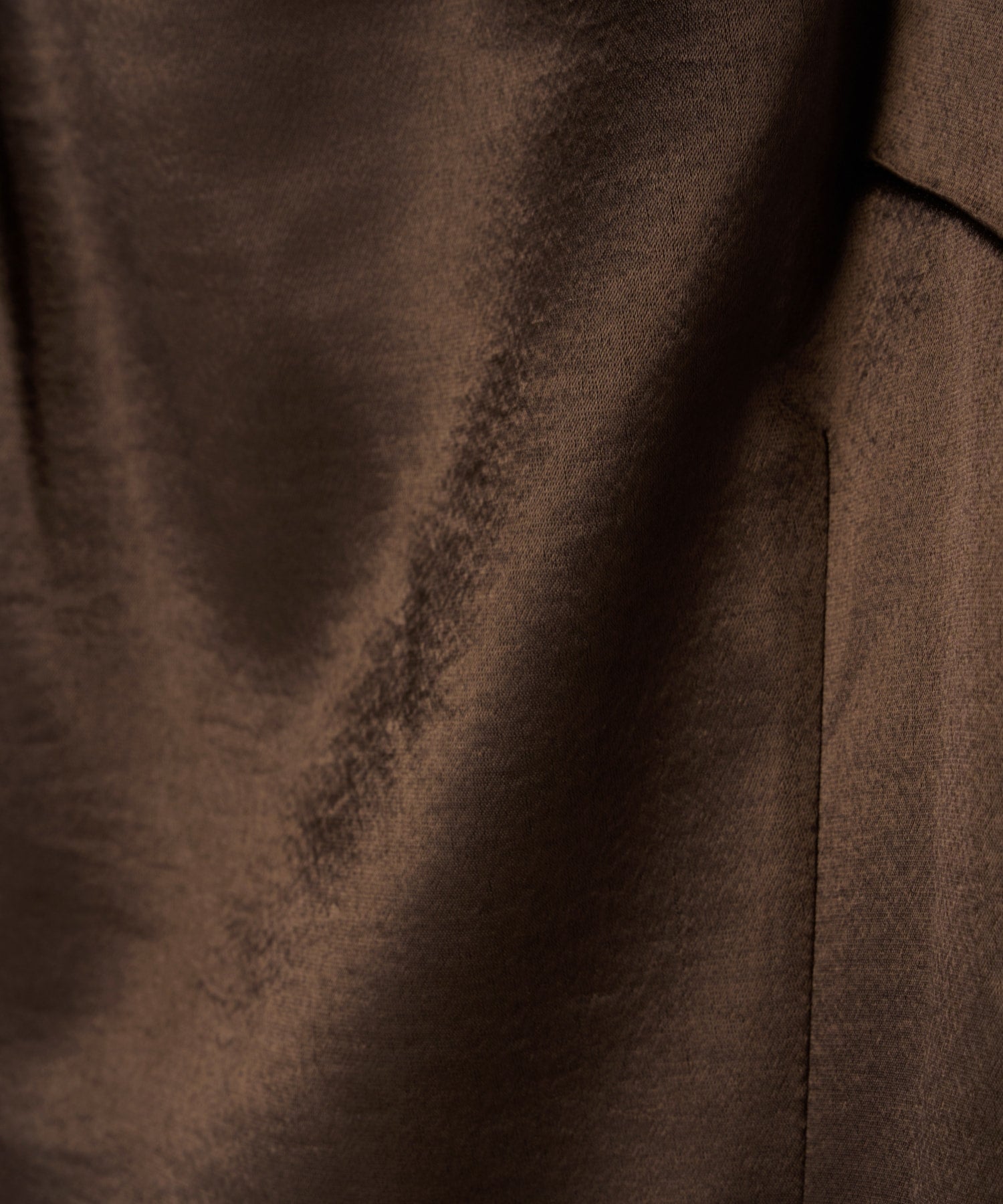 【POPUP】GLOSSY SATIN BACK RIBBON DRESS